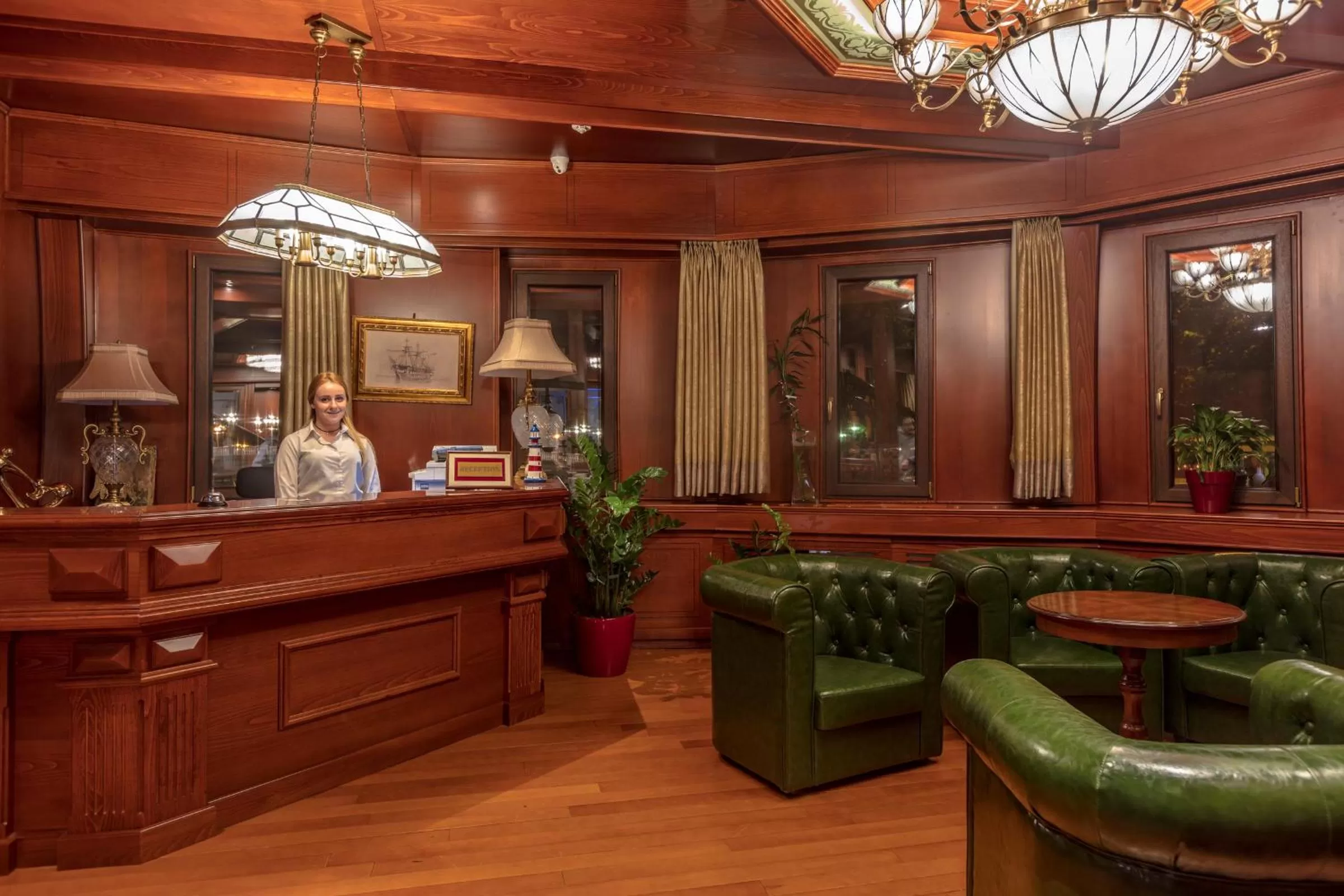 Lobby or reception in Hotel Senigallia