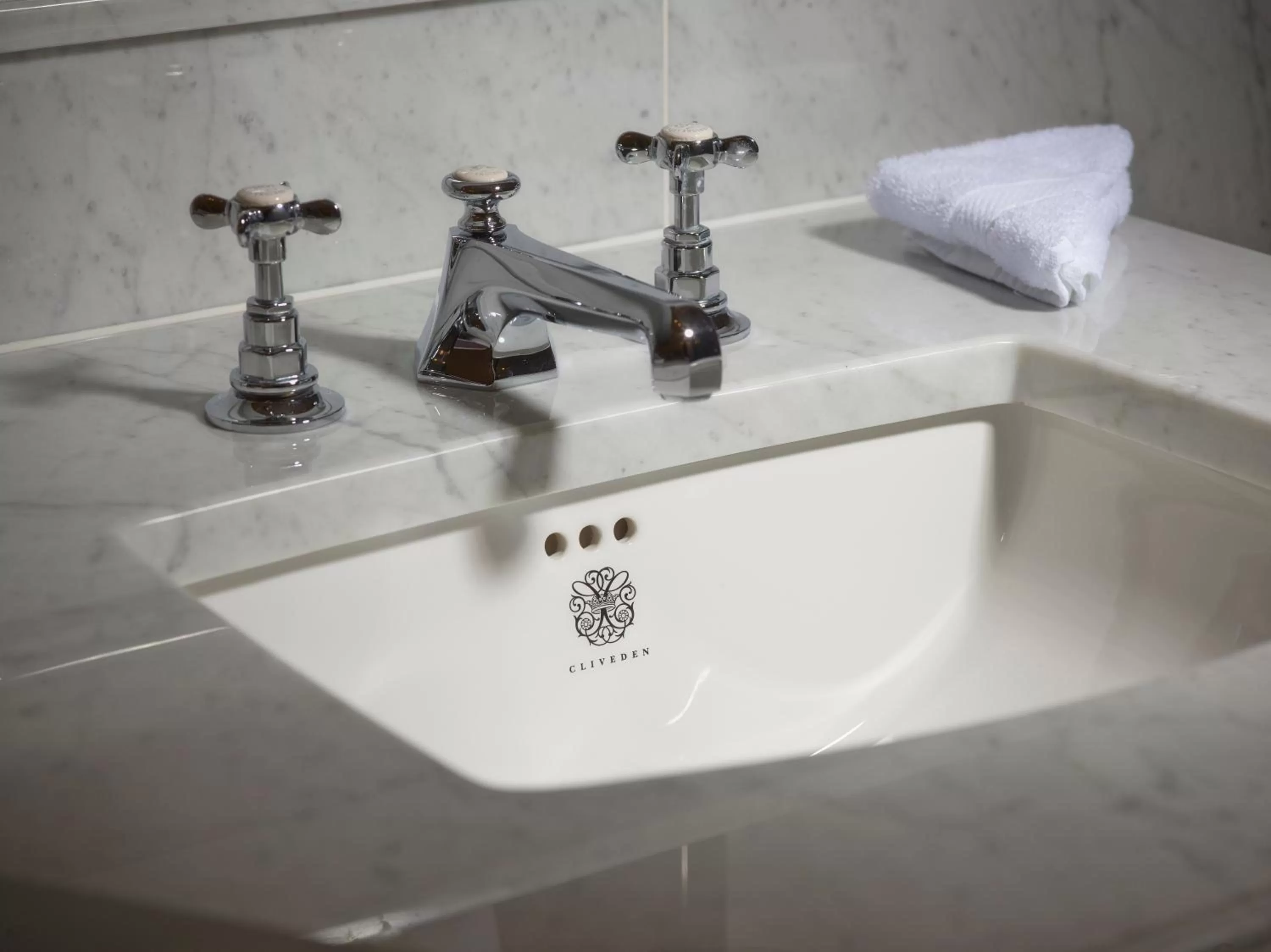 Bathroom in Cliveden House - an Iconic Luxury Hotel