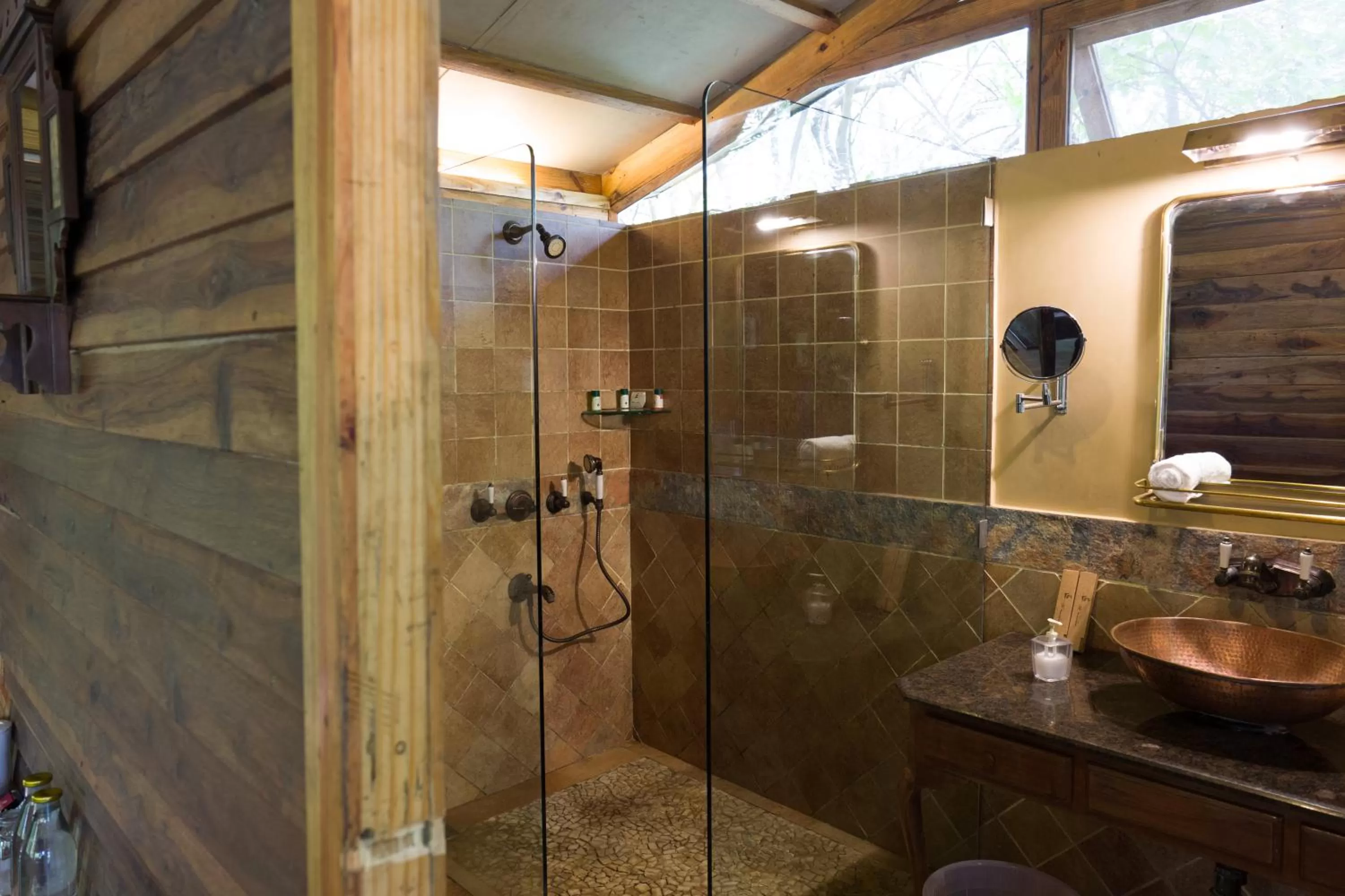 Shower in The Machan