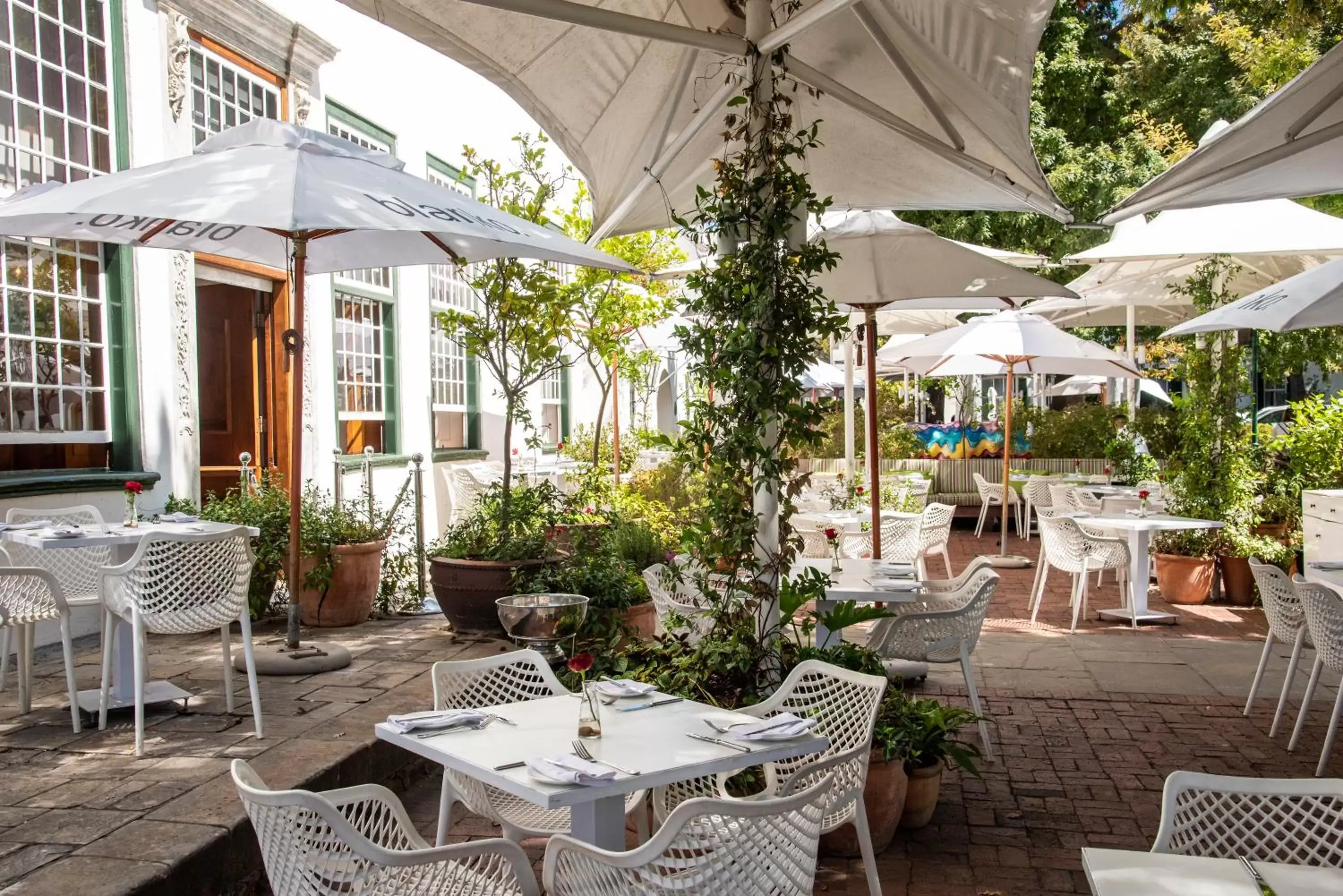 Patio, Restaurant/Places to Eat in The Alphen Boutique Hotel & Spa