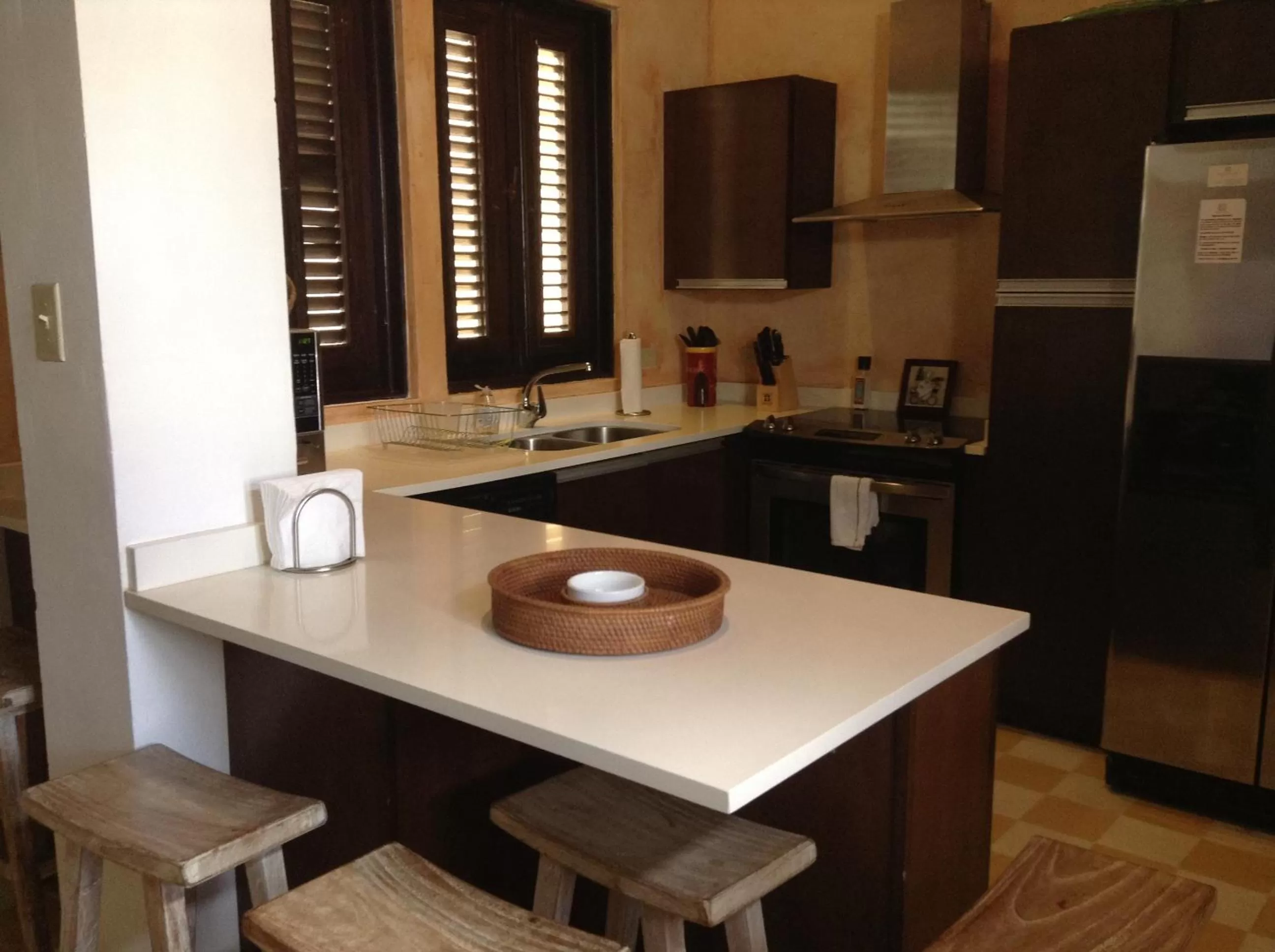 Kitchen or kitchenette in La Terraza de San Juan