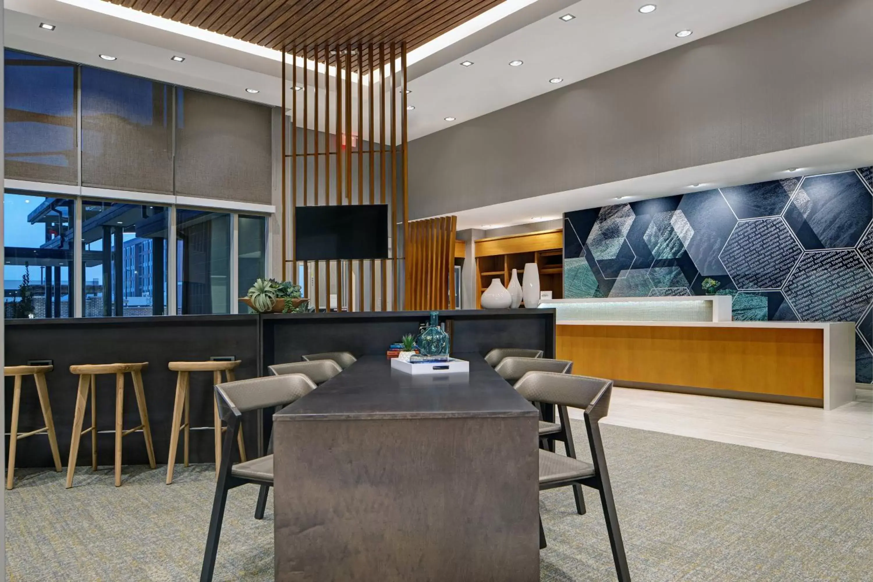Lobby or reception, Restaurant/Places to Eat in SpringHill Suites by Marriott Franklin Cool Springs