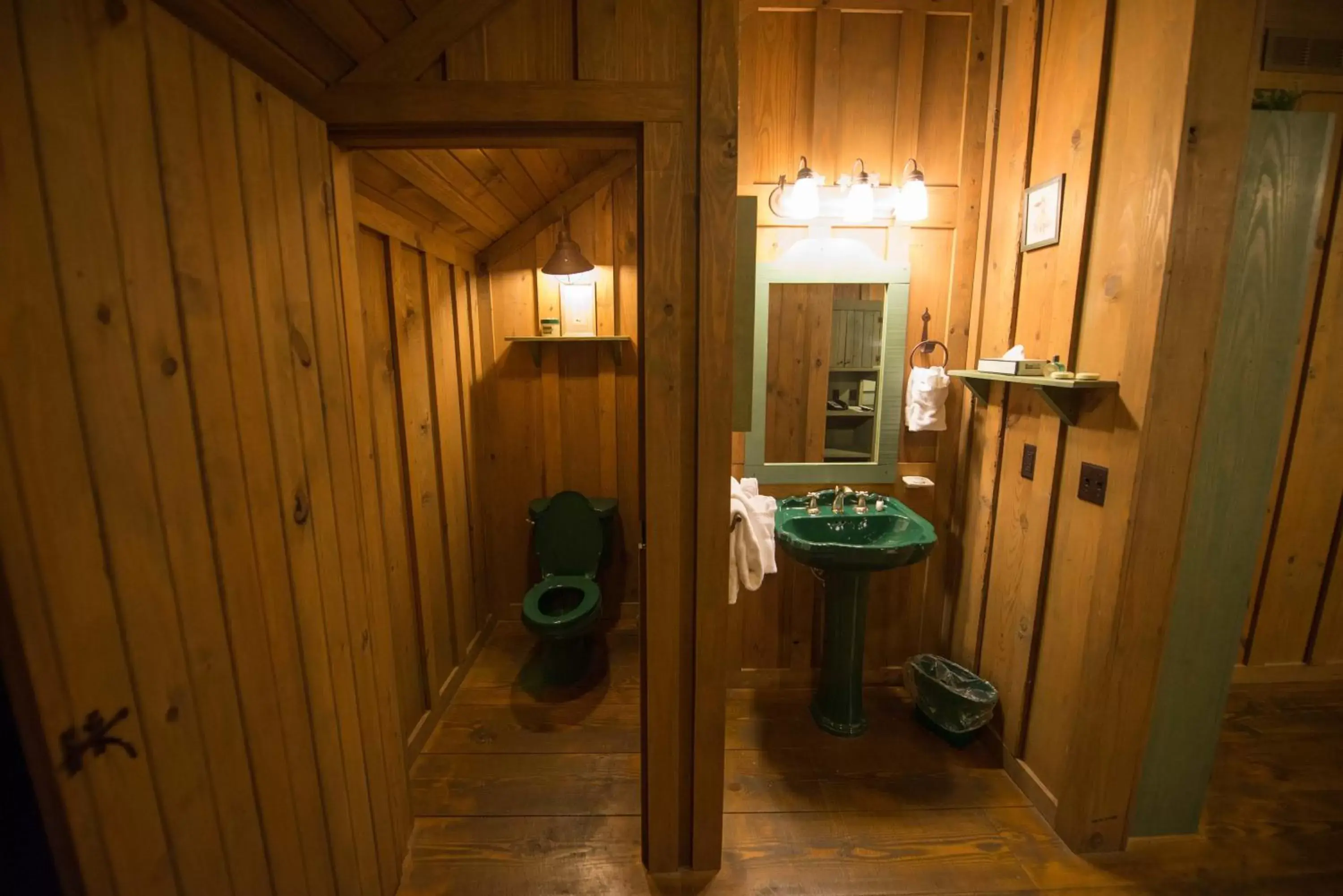 Bathroom in Cabins at Green Mountain, Trademark Collection by Wyndham