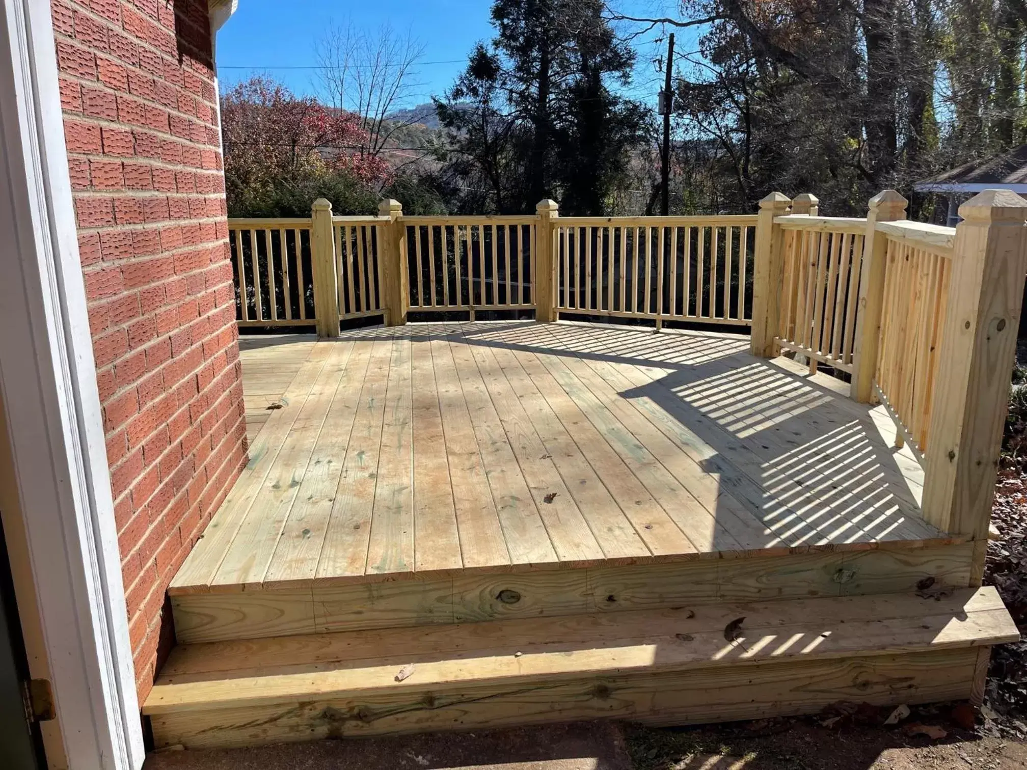 View (from property/room), Balcony/Terrace in Mountain Aire Cottages & Inn