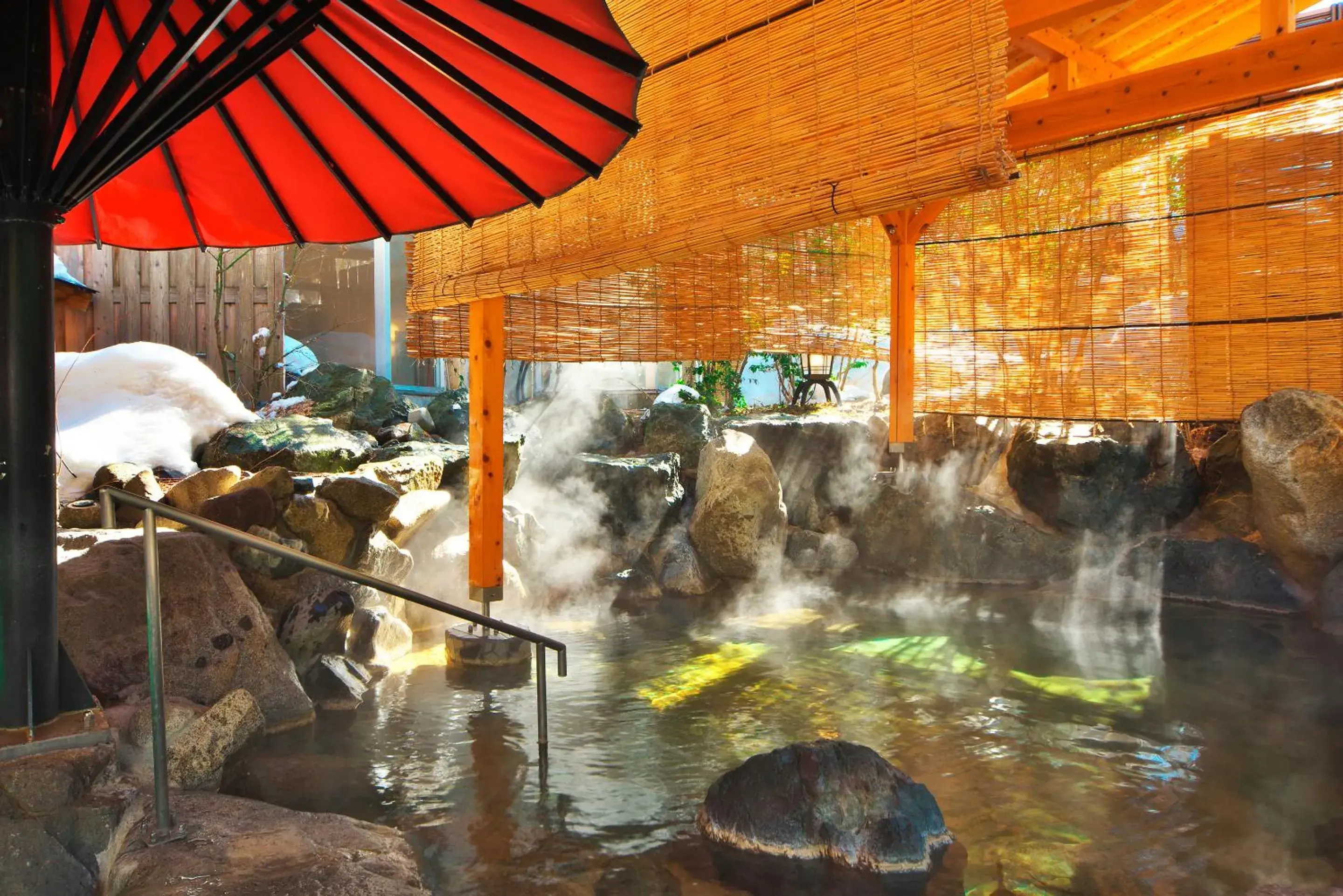 Open Air Bath in Hotel Hotaka