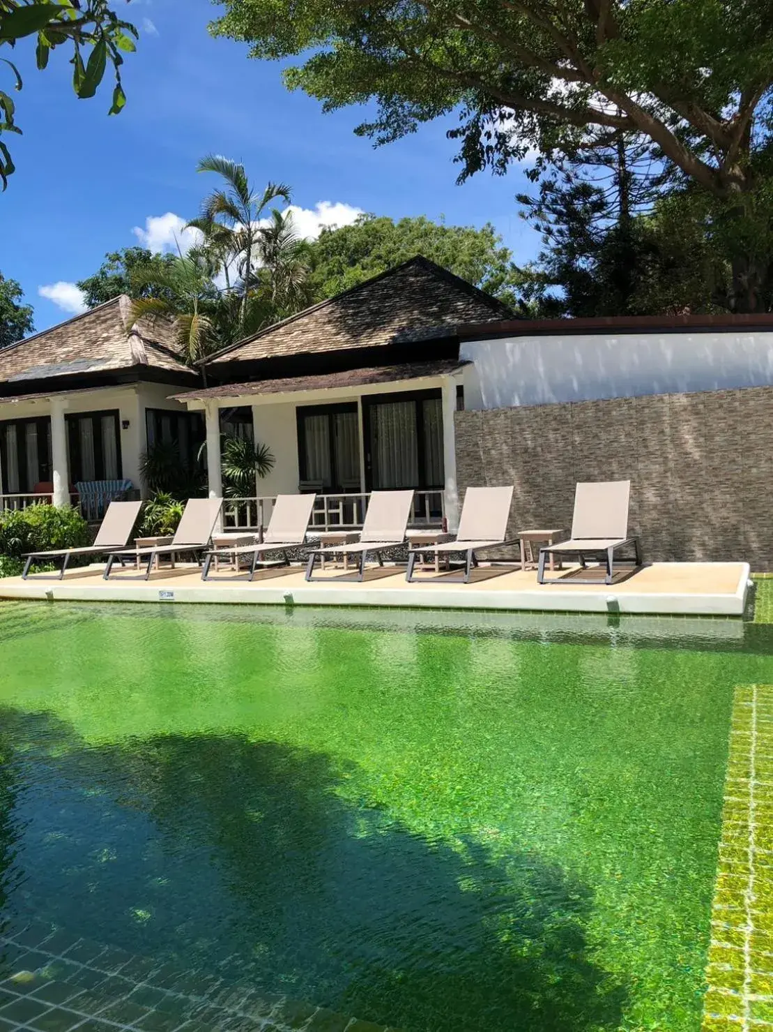 Swimming pool in Punnpreeda Beach Resort - SHA Plus Certified Swimming pool in Punnpreeda Beach Resort - SHA Plus Certified