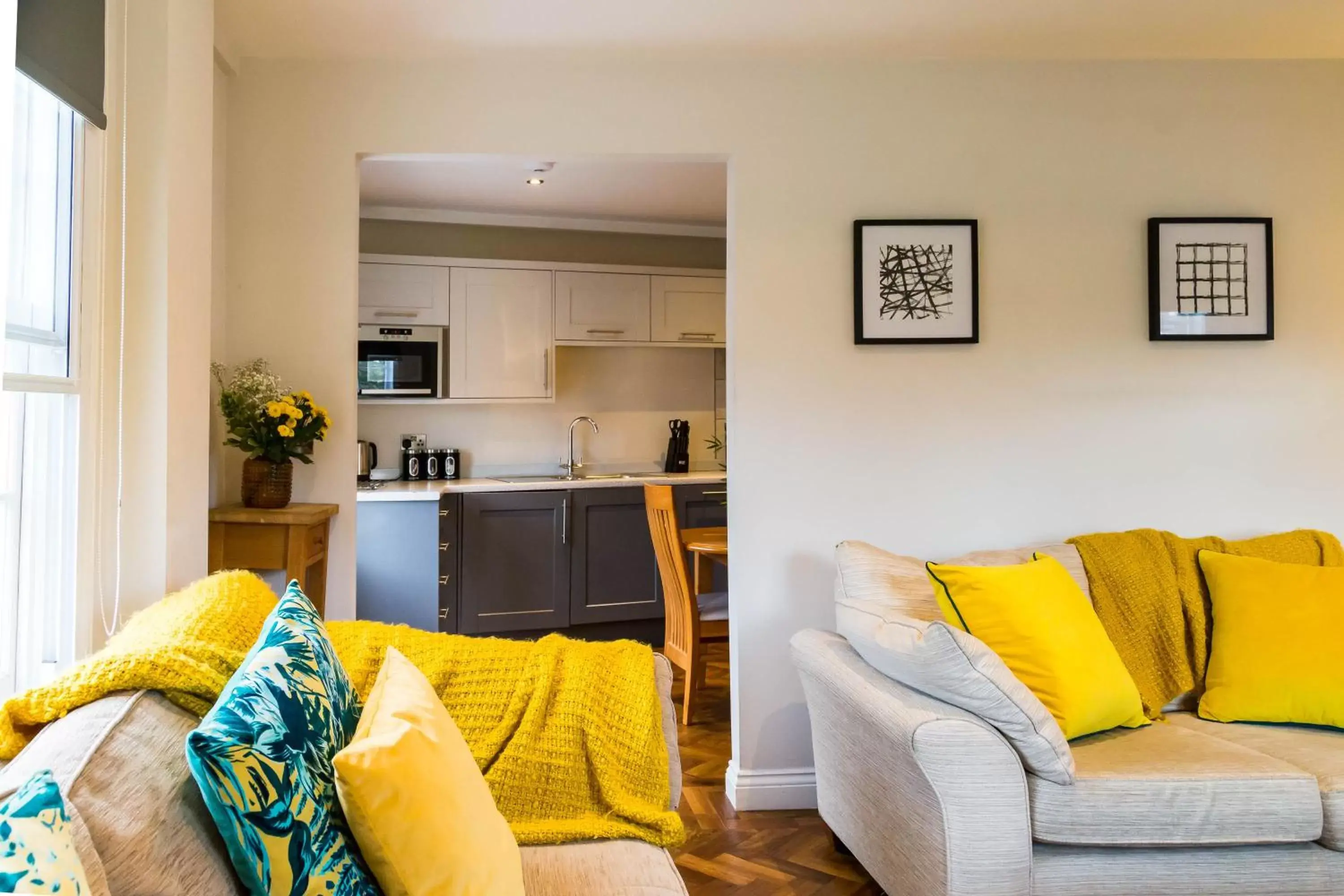 Living room, Seating Area in Goodramgate Apartments