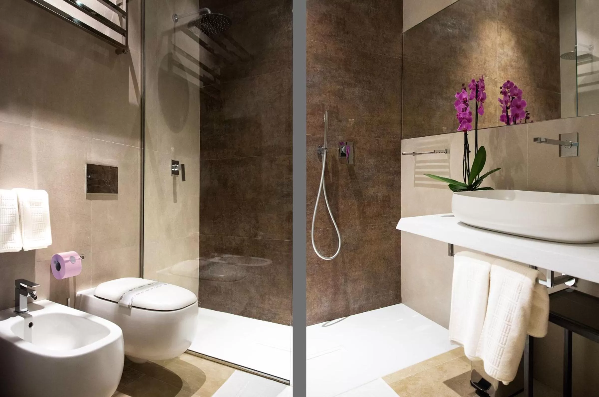 Shower in CinqueSuites Ortigia