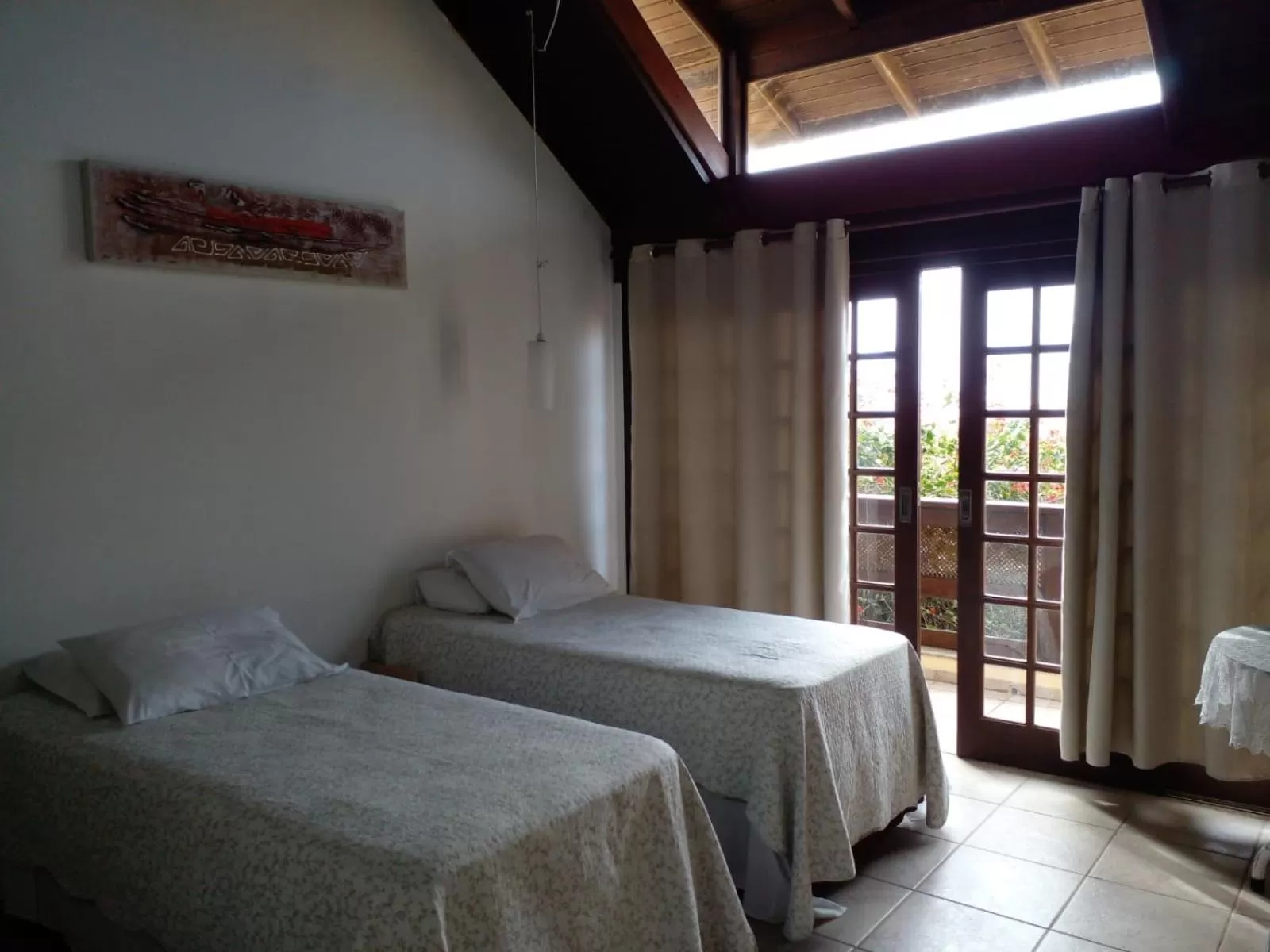 Bed in Pousada Bangalôs Da Mole - Florianópolis