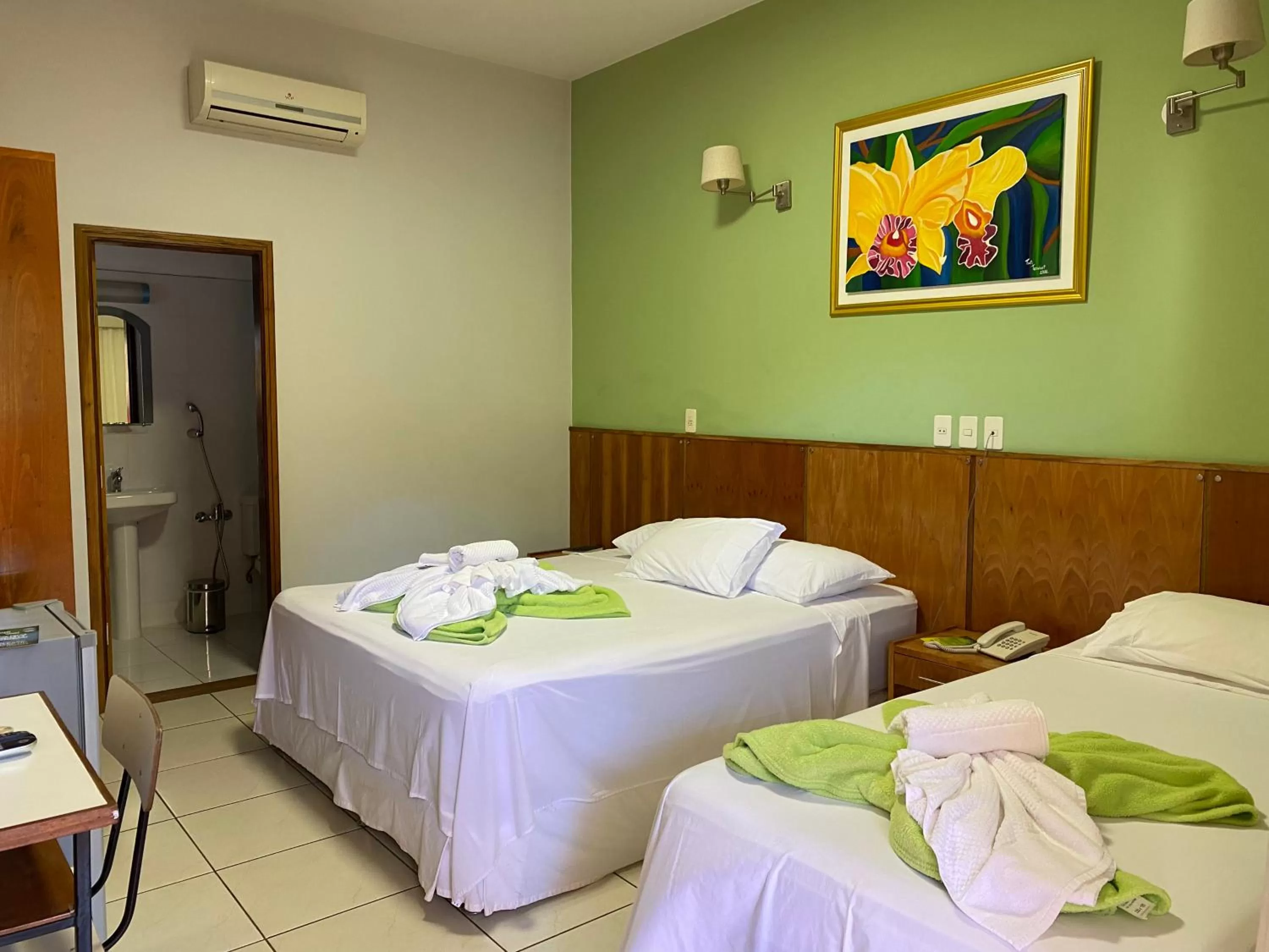 Bed in Terwindt Hotel