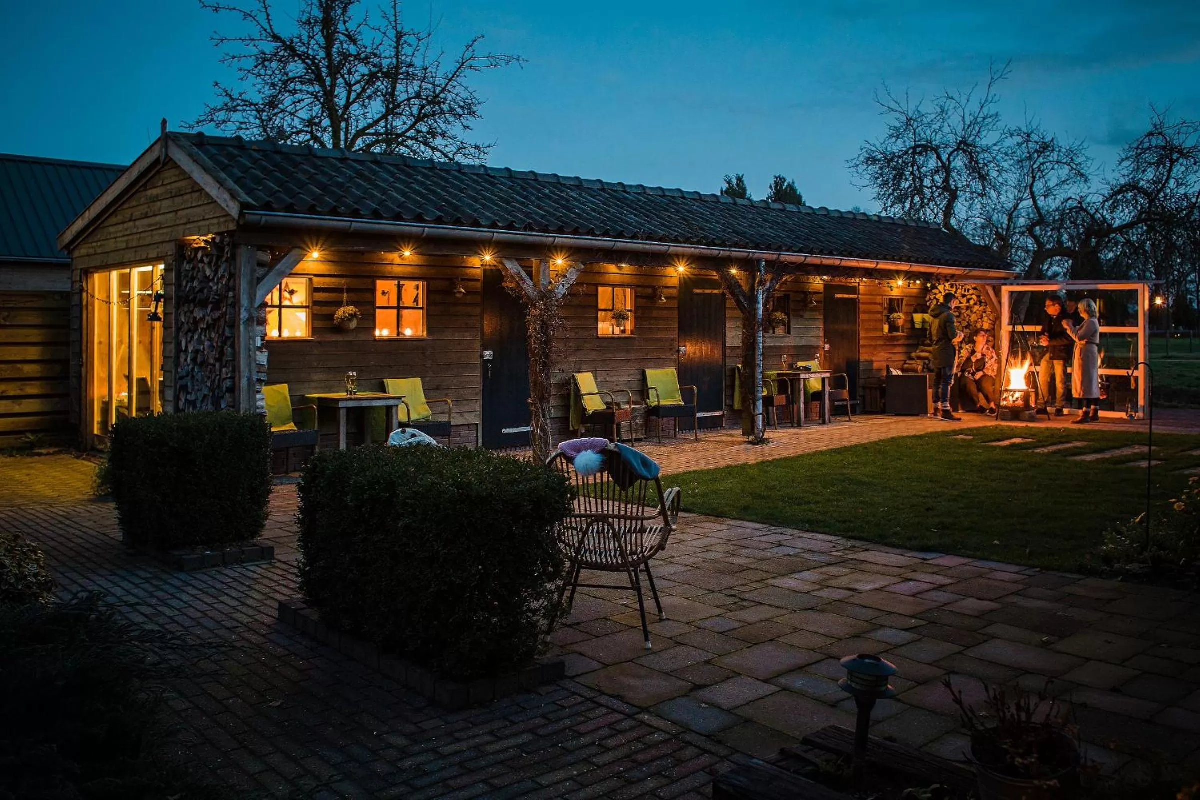 Garden, Property Building in B&B de Ster van Dwingeloo