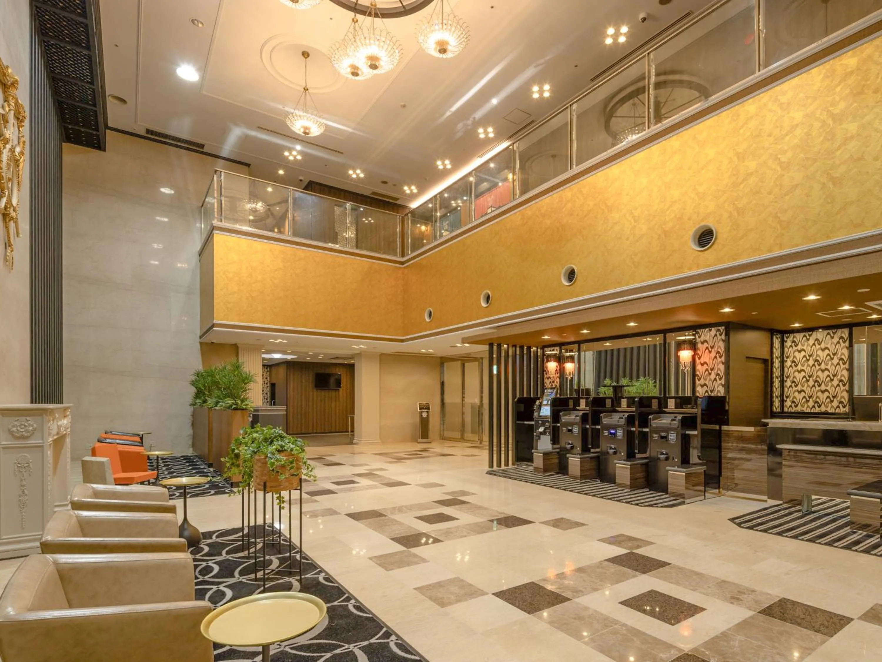 Lobby or reception in APA Hotel STAY Toyama
