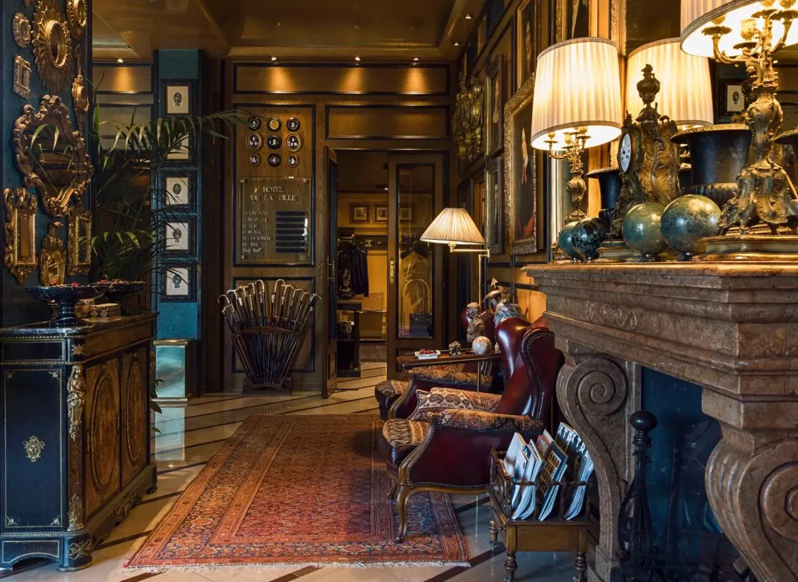 Lobby or reception in Hotel de la Ville Monza - Small Luxury Hotels of the World