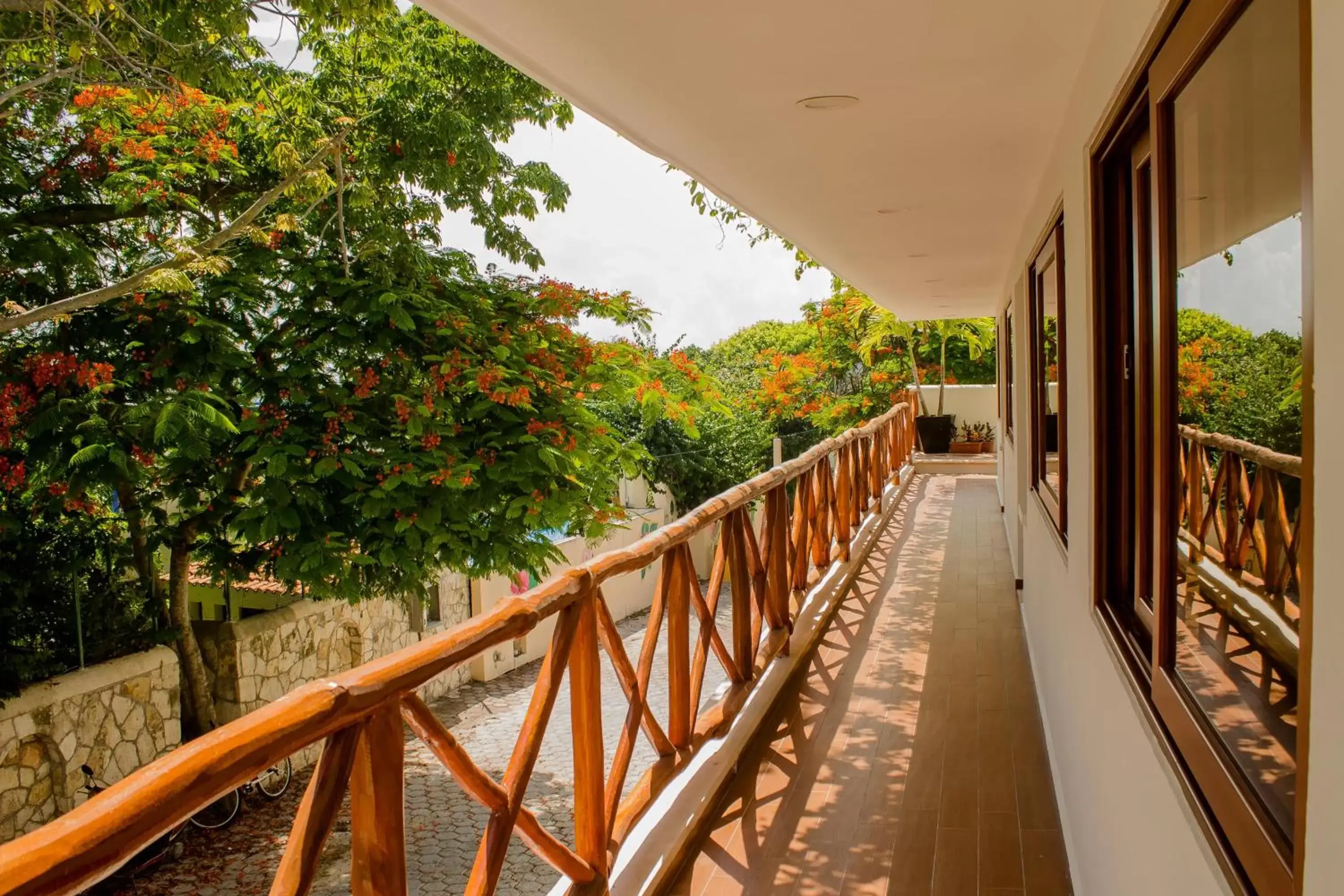 Balcony/Terrace in Casa Azul Maya