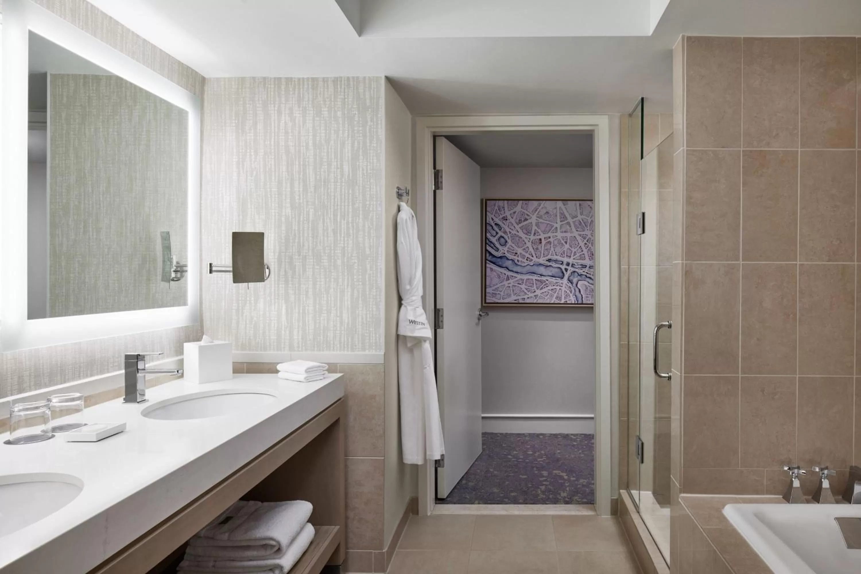 Bathroom in Westin Georgetown, Washington D.C.