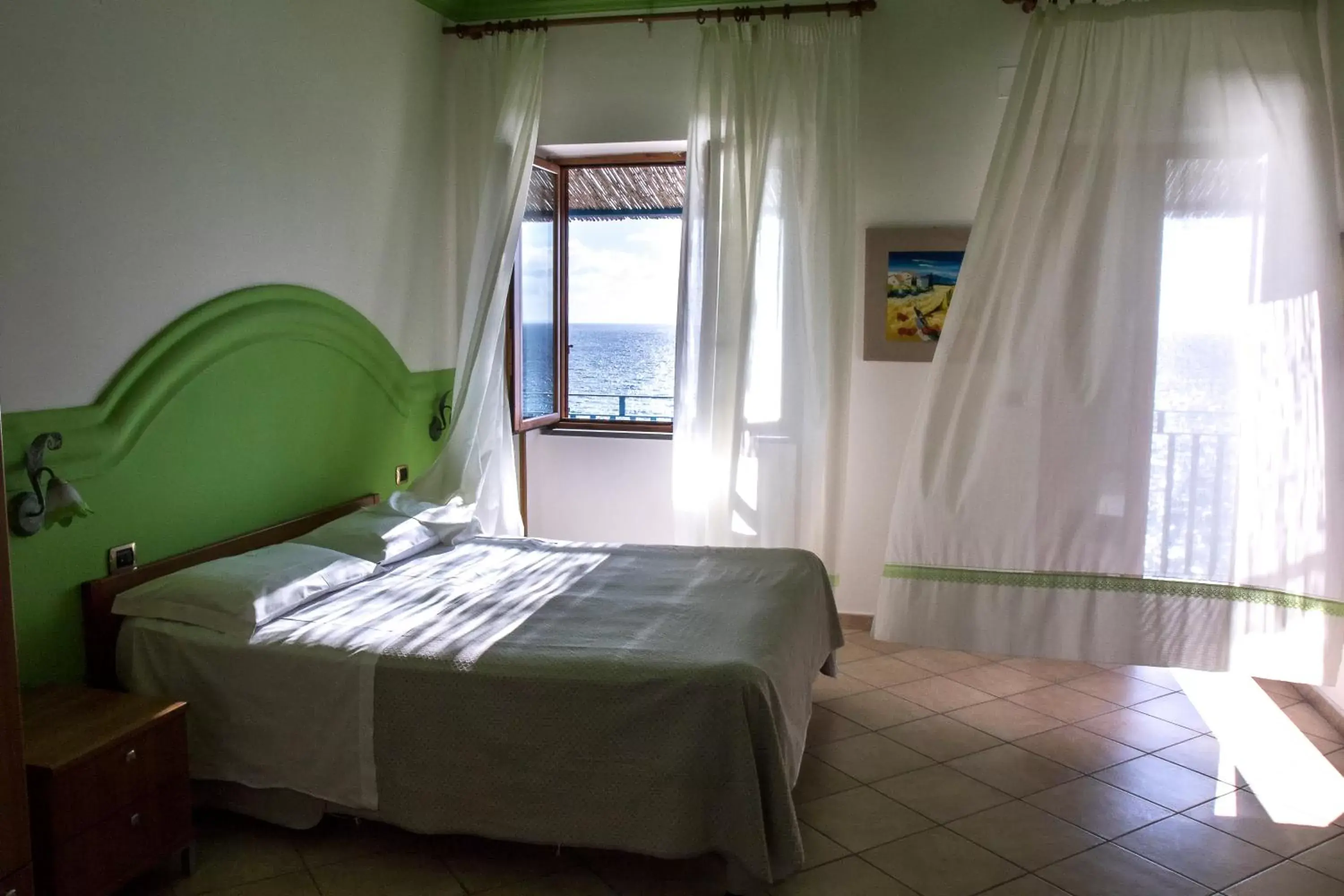 Sea view, Bed in Oasi Relais