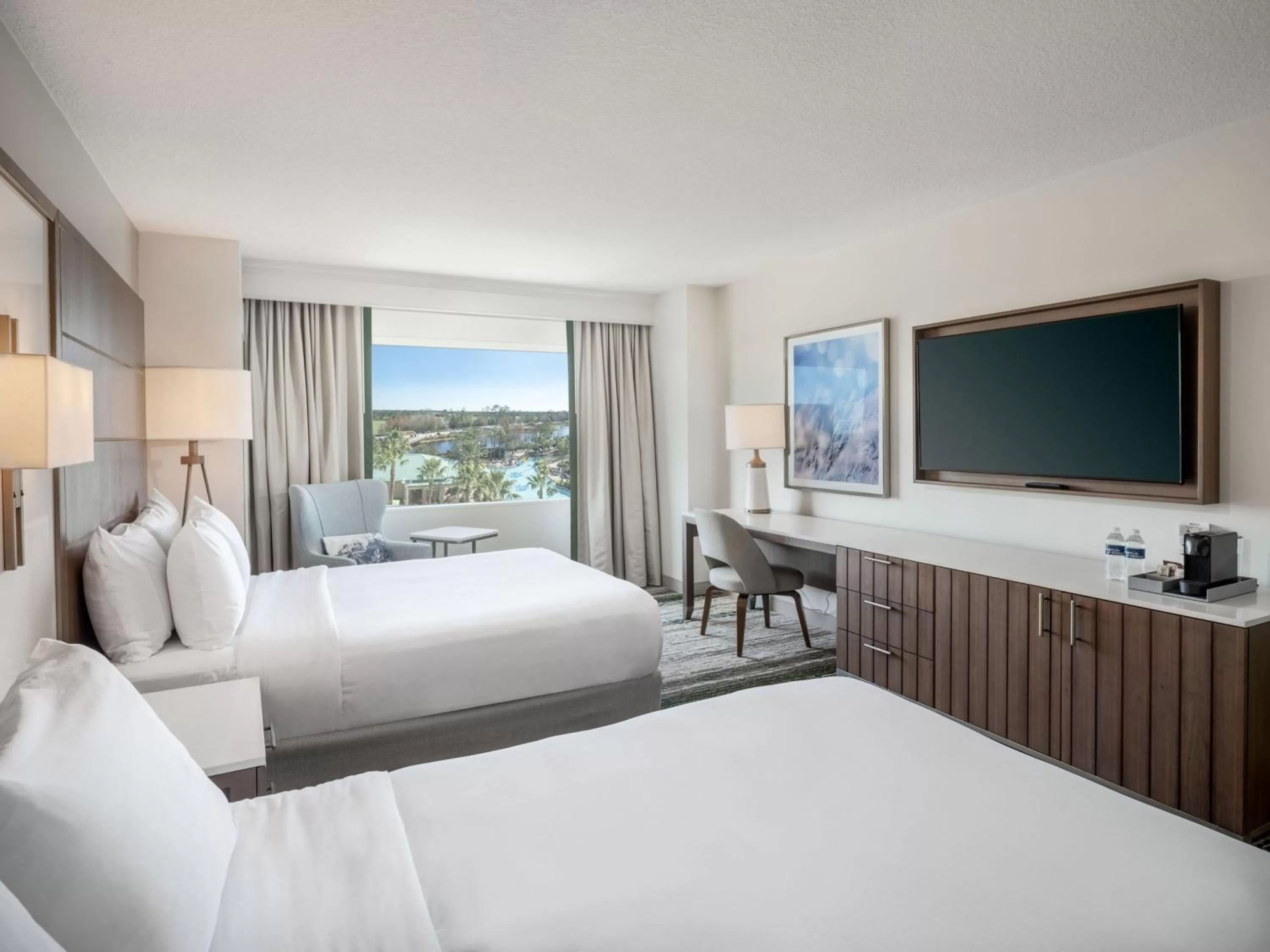 Bed in Signia by Hilton Orlando - An Official Walt Disney World Hotel