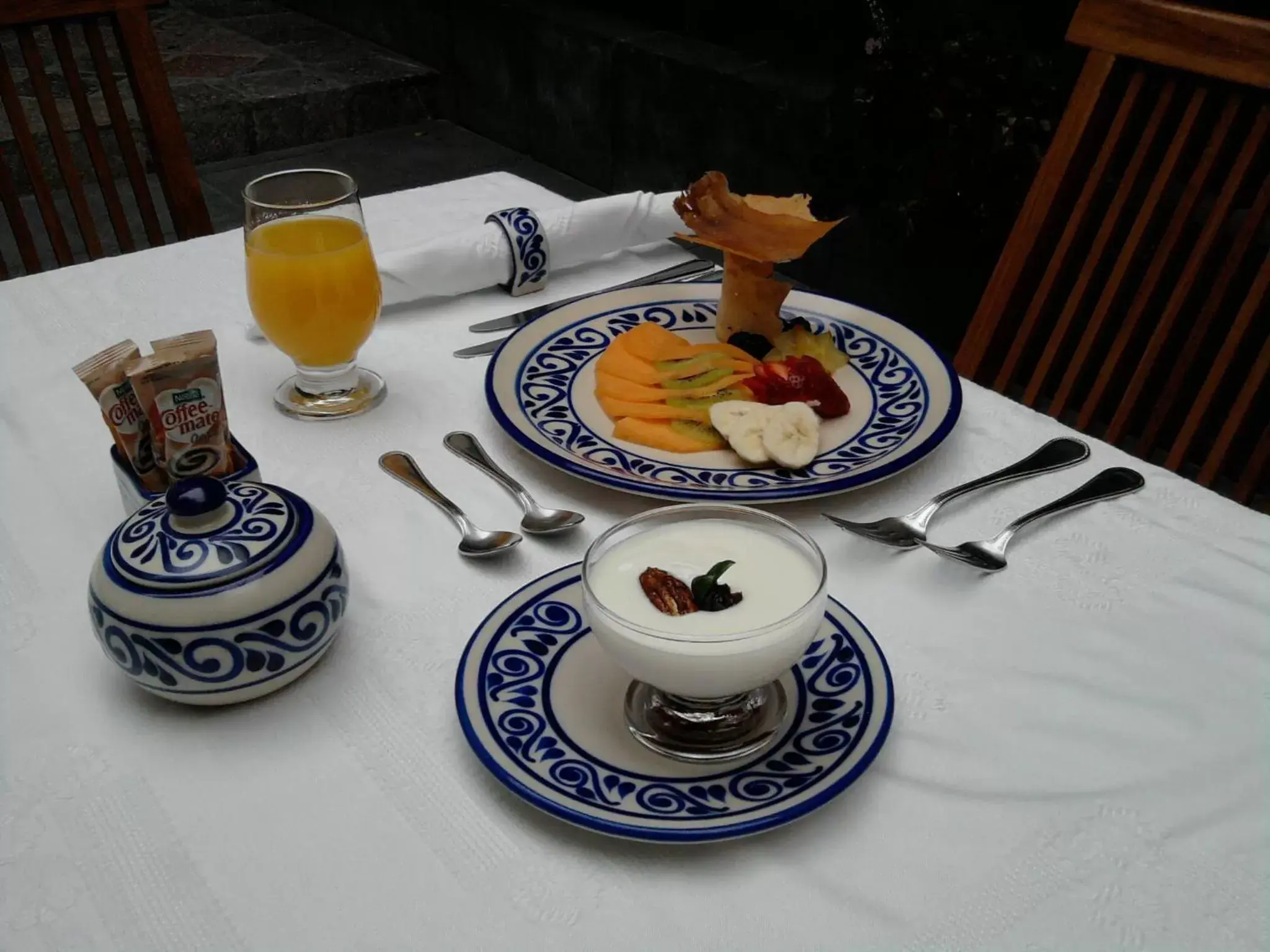 Continental breakfast in Estrella de Belem B&B and Spa