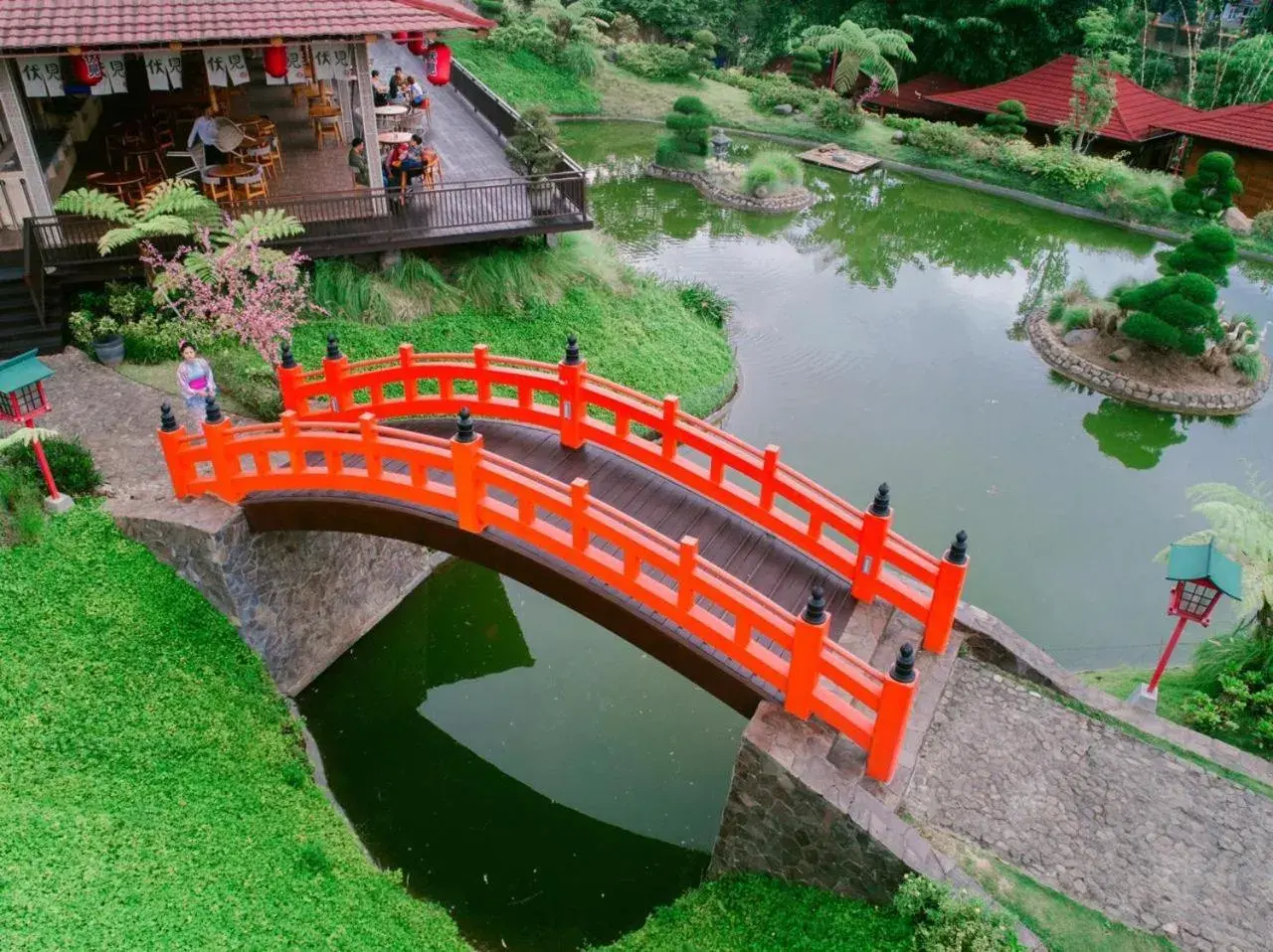 Bird's-eye View in The Onsen Hot Spring Resort