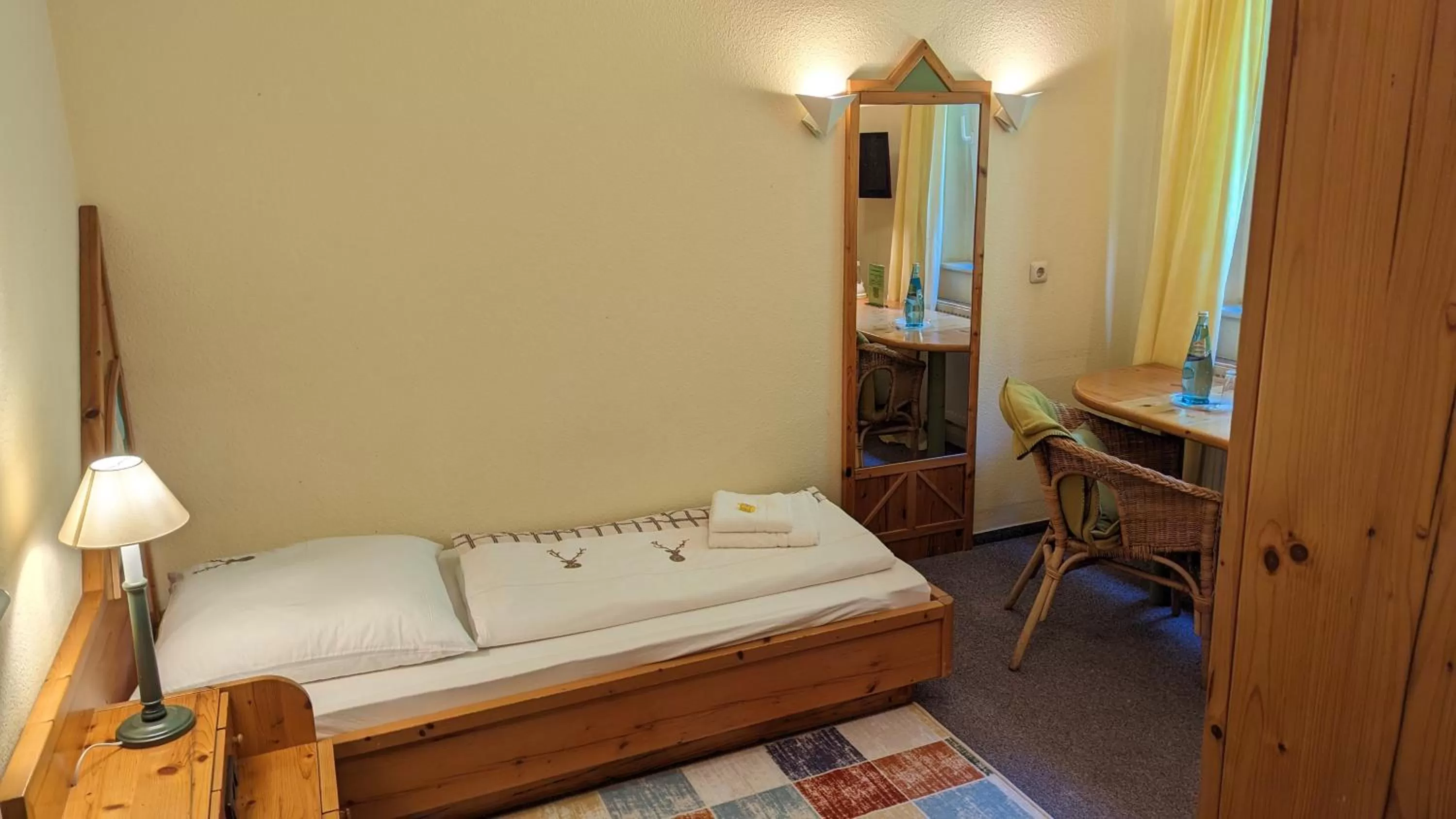 Photo of the whole room, Bed in Naturhotel Forsthaus