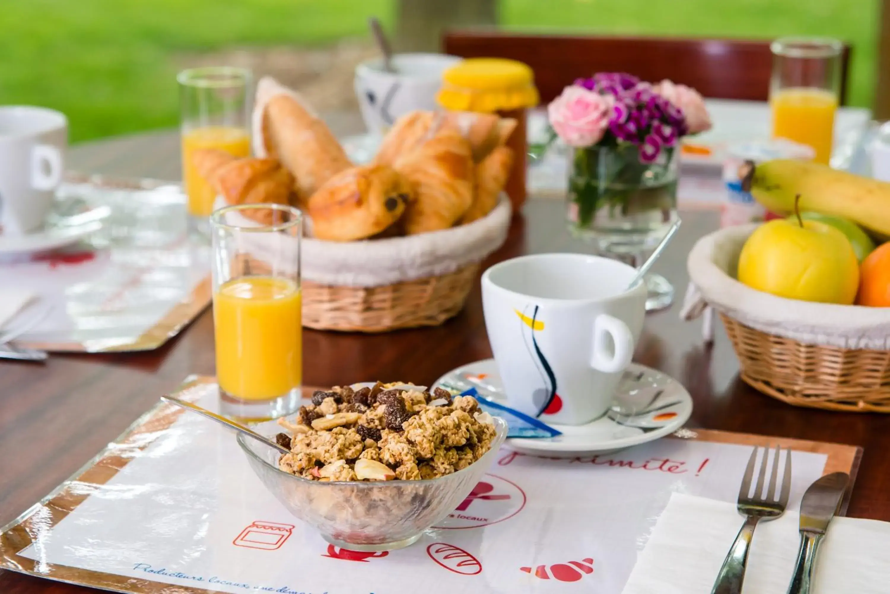Buffet breakfast, Breakfast in Brit Hotel Rennes Cesson