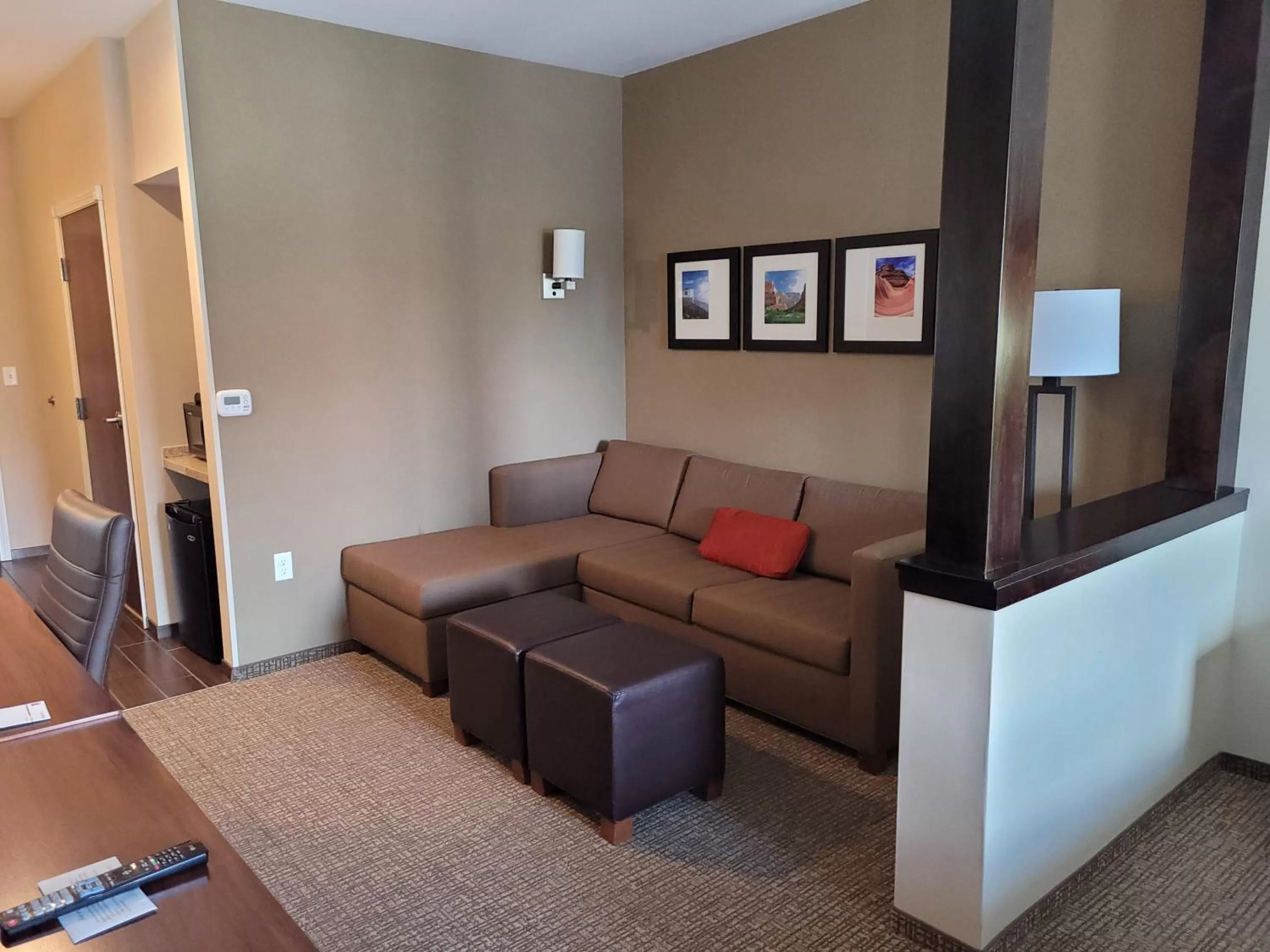 Seating area in Comfort Suites Kanab National Park Area