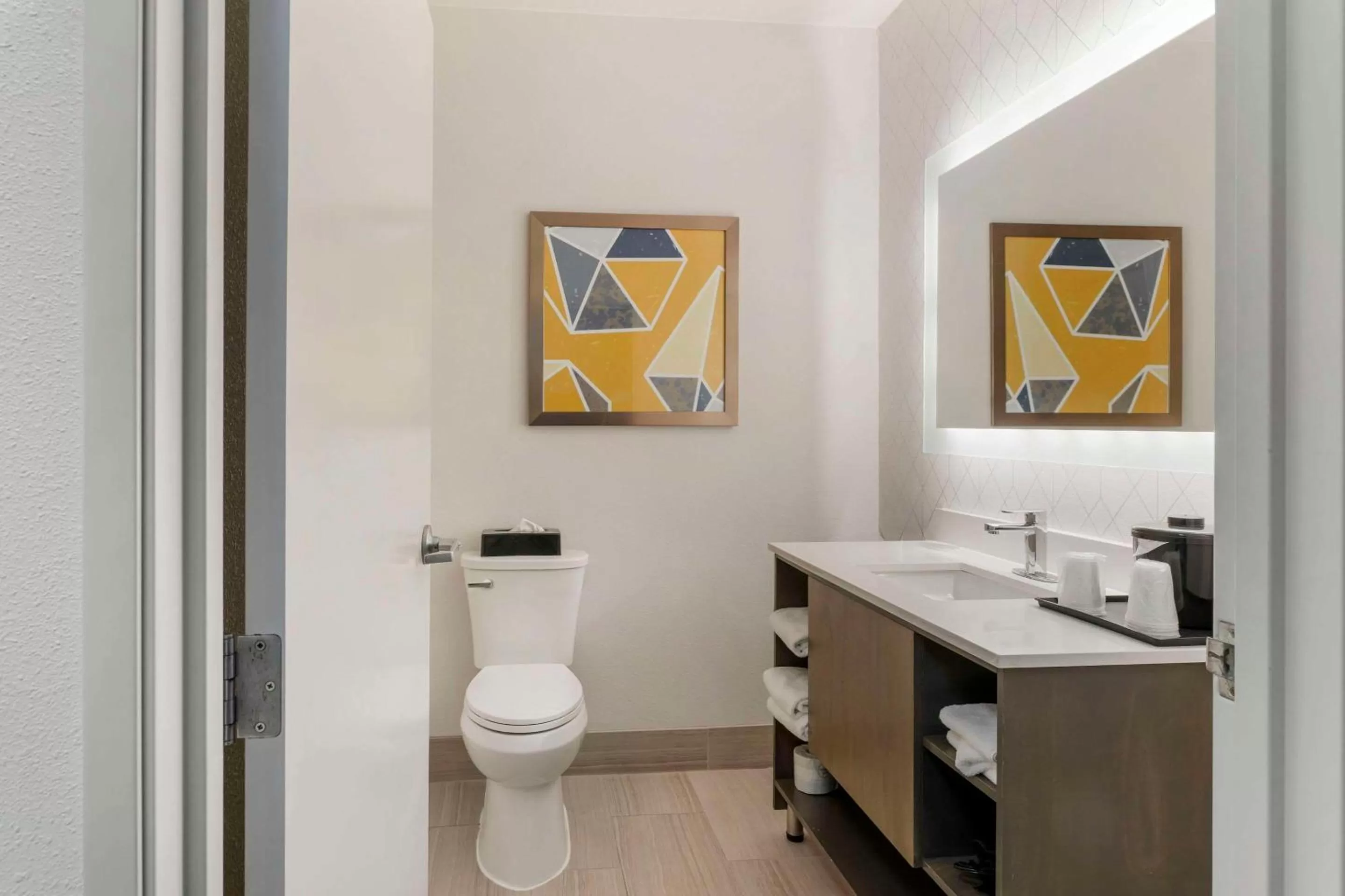 Bathroom in Comfort Suites Elgin Northwest