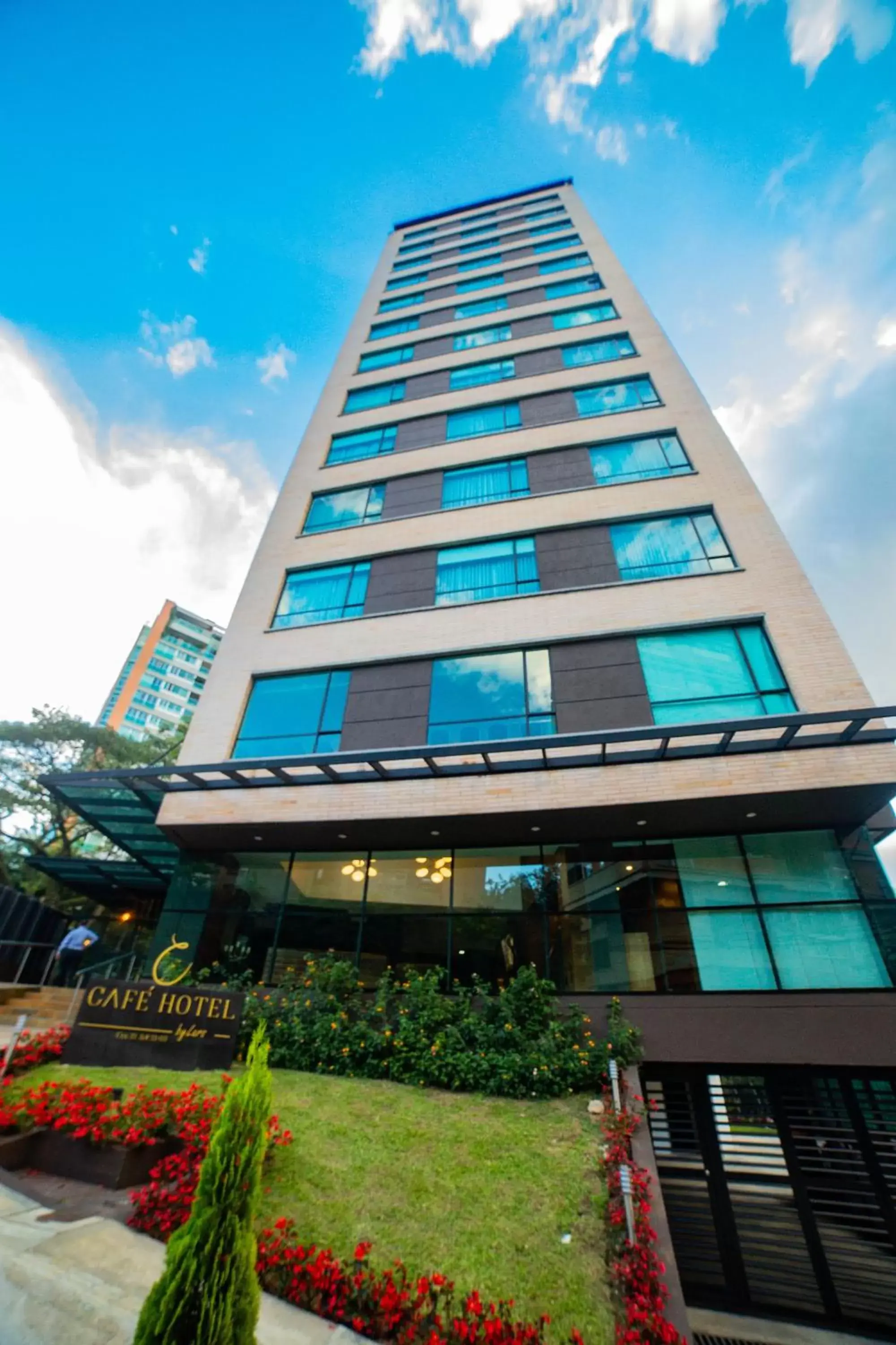 Facade/entrance, Property Building in Café Hotel Medellín