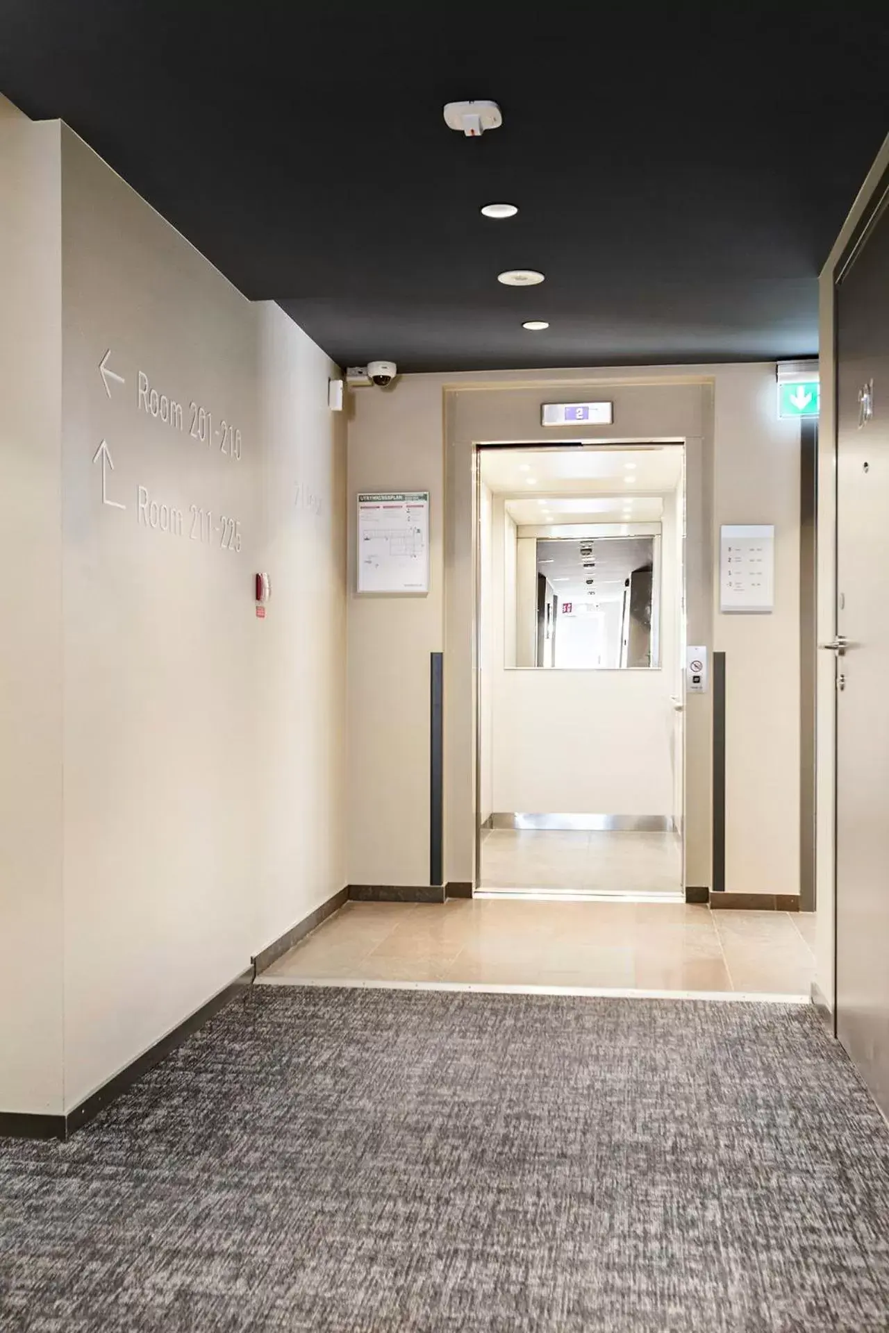 elevator in Sure Hotel Studio by Best Western Bromma