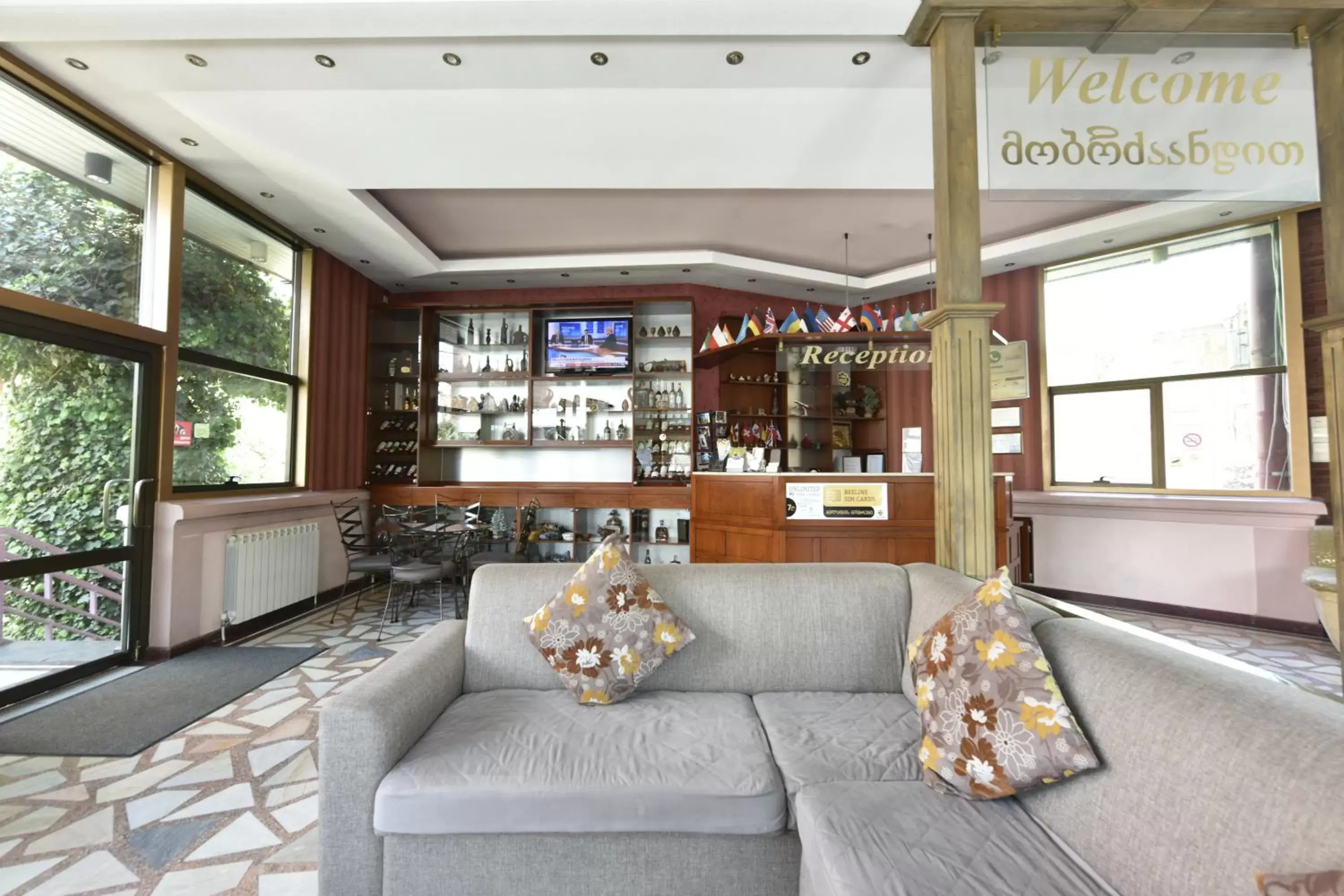 Lobby or reception, Lounge/Bar in Irmeni Hotel