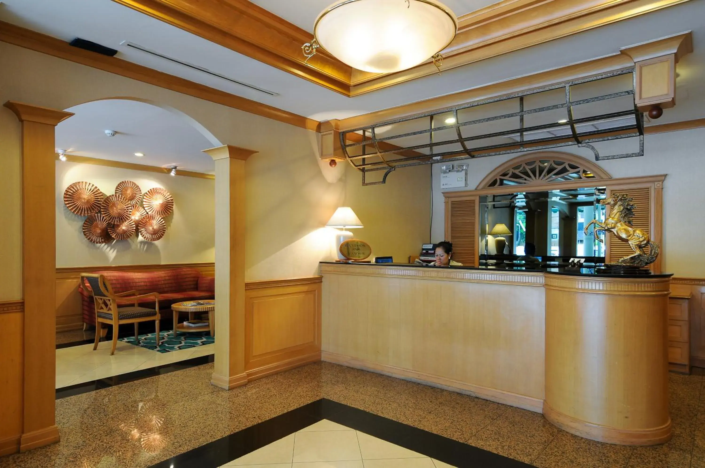 Lobby or reception in Admiral Suites Bangkok