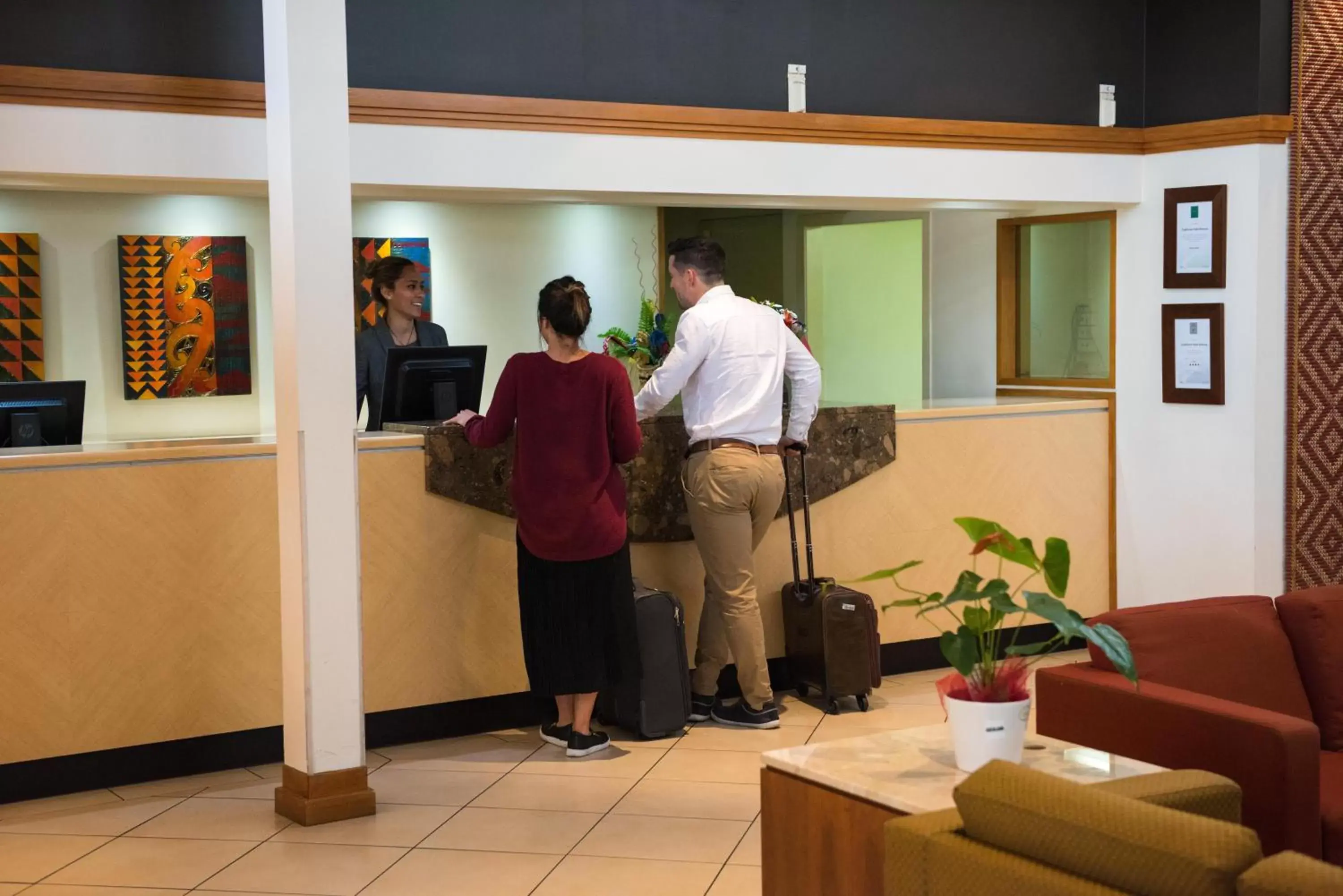 Staff in Copthorne Hotel Rotorua