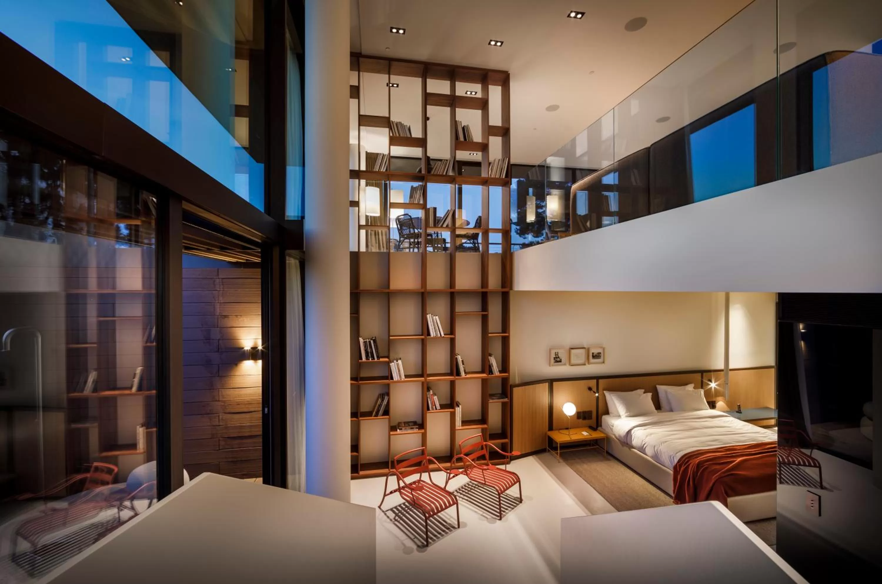 Library, Bed in Grand Park Hotel Rovinj by Maistra Collection