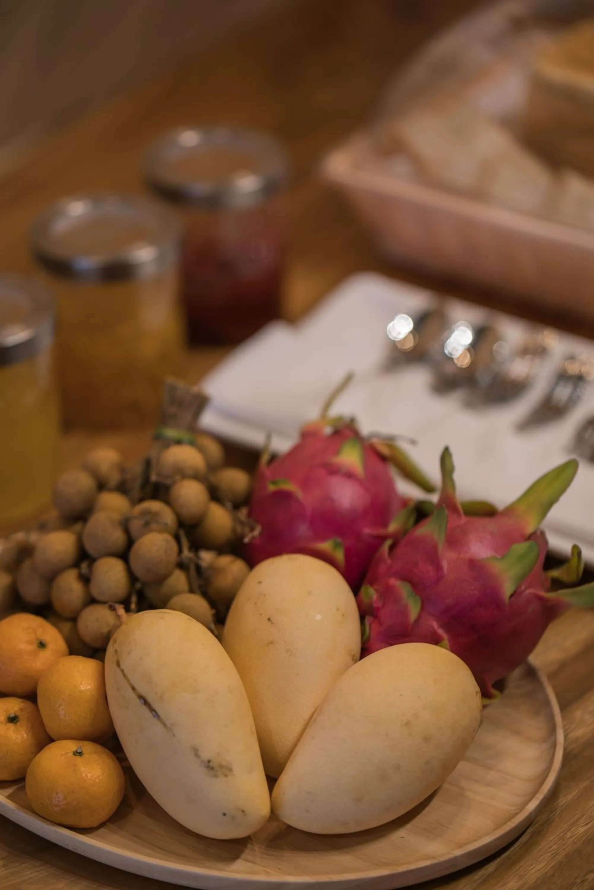 Asian breakfast in Sleep Box Patong Hostel