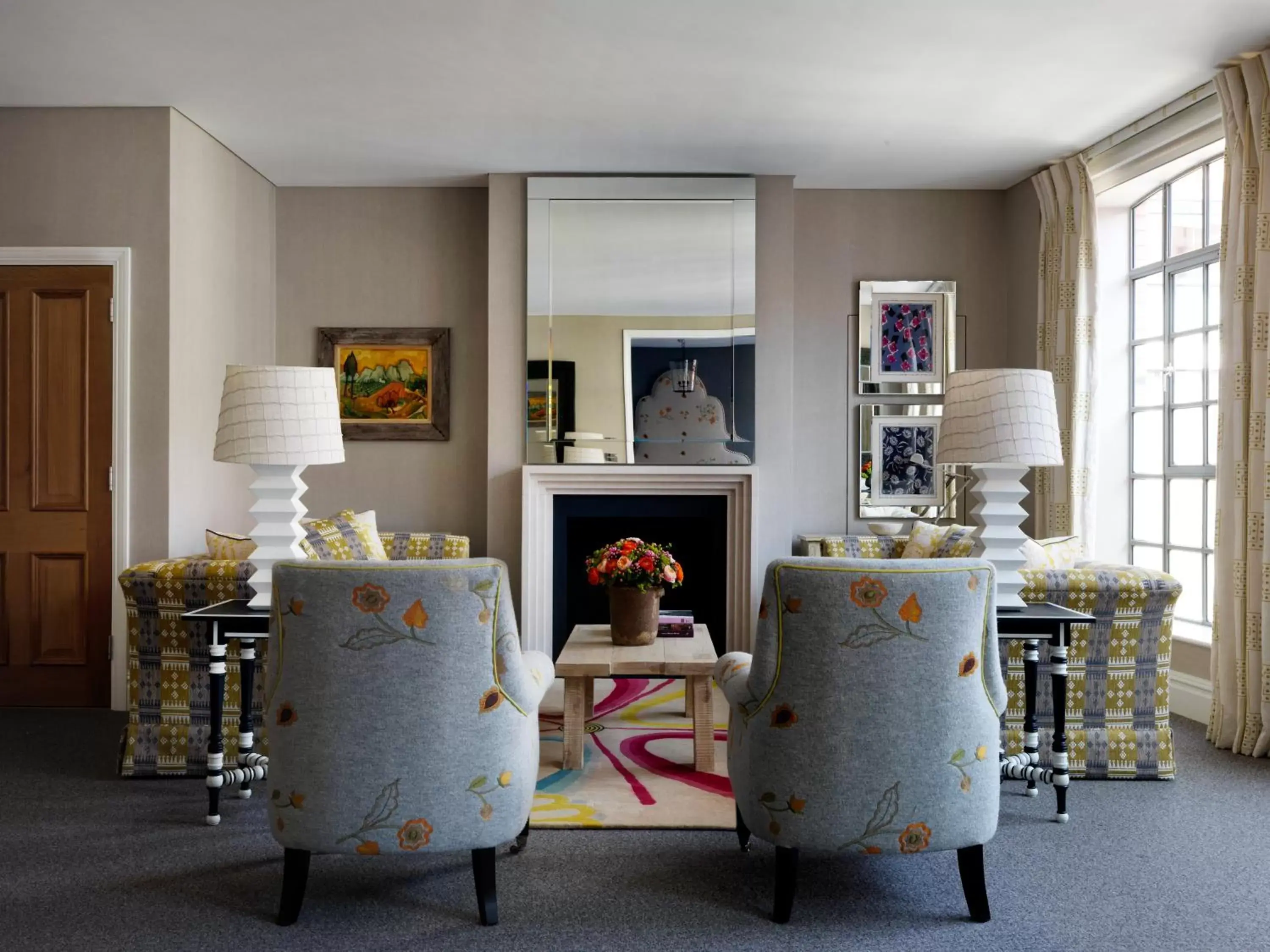 Living room in The Soho Hotel, Firmdale Hotels