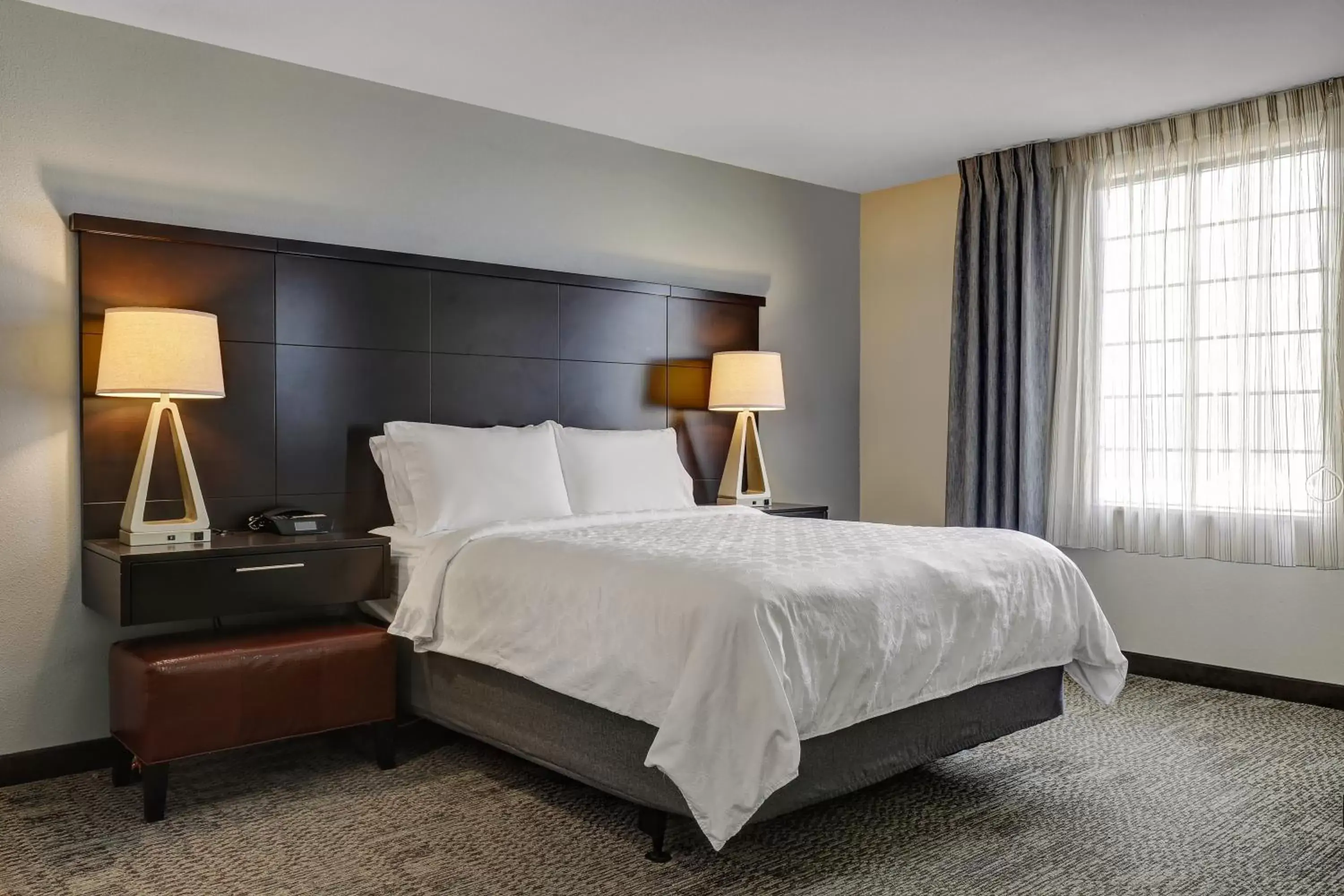 Photo of the whole room, Bed in Staybridge Suites Washington D.C. - Greenbelt, an IHG Hotel