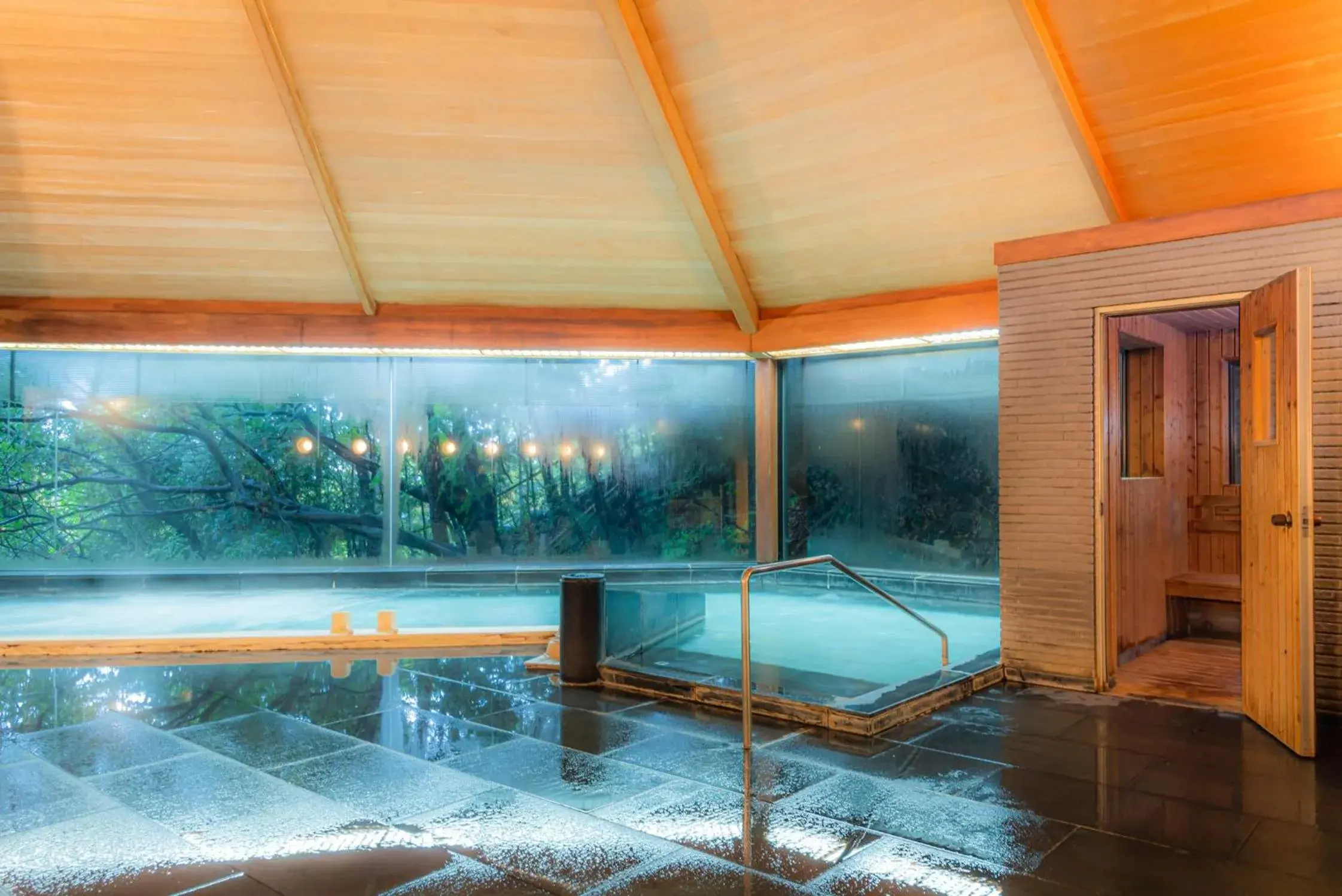 Public Bath, Swimming Pool in Arima Onsen Motoyu Kosenkaku