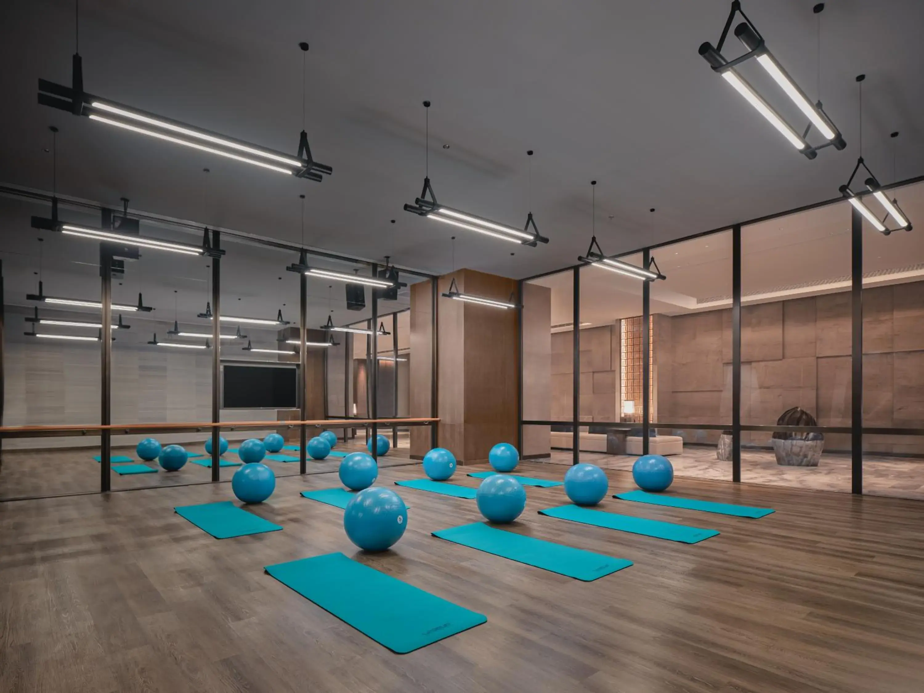 Fitness centre/facilities, Fitness Center/Facilities in Holiday Inn & Suites Kunshan Huaqiao, an IHG Hotel