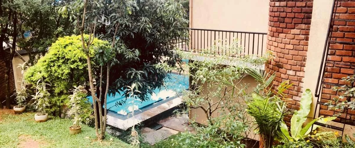 Swimming pool in Veraima Kandy