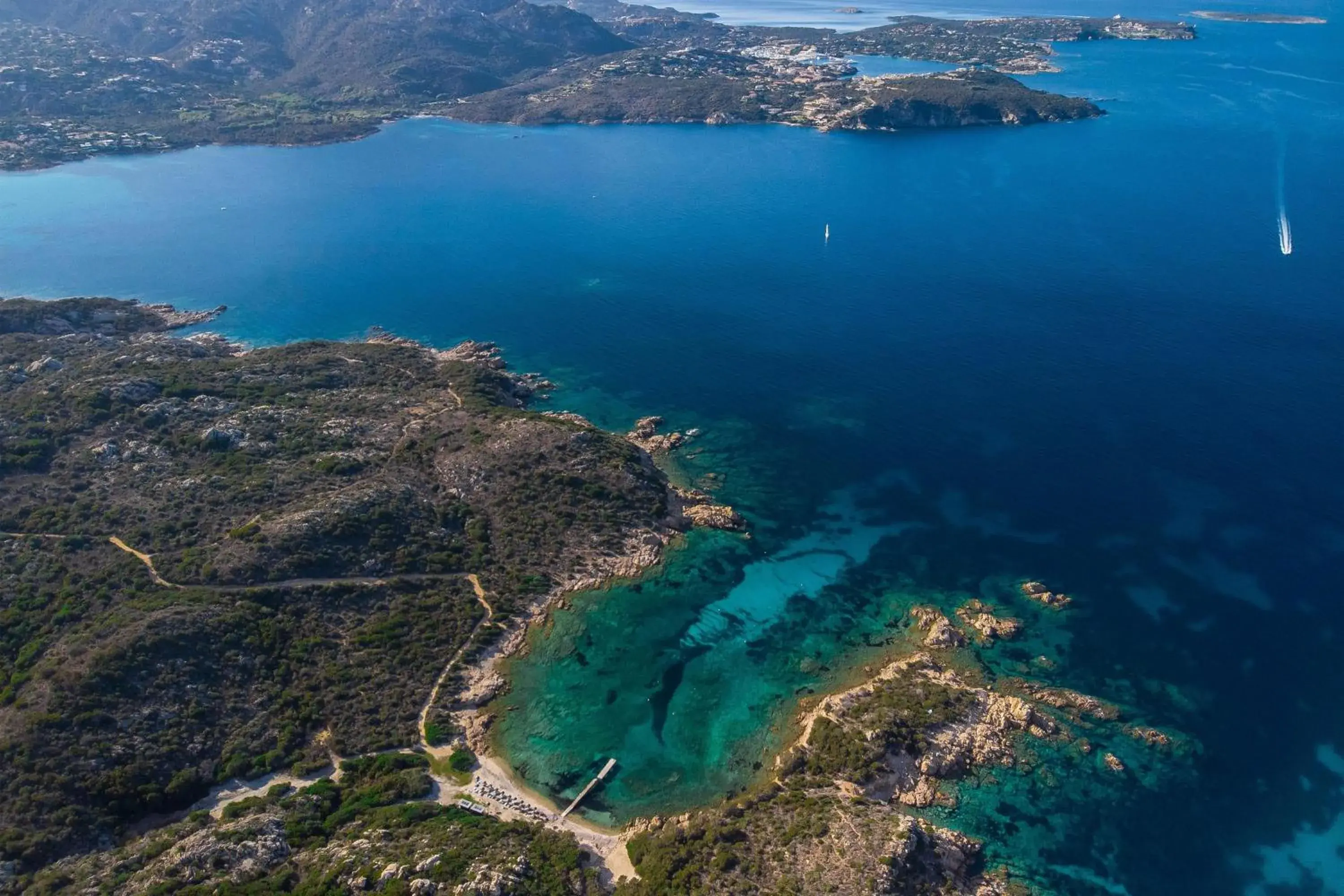 Beach, Bird's-eye View in Cervo Hotel, Costa Smeralda Resort