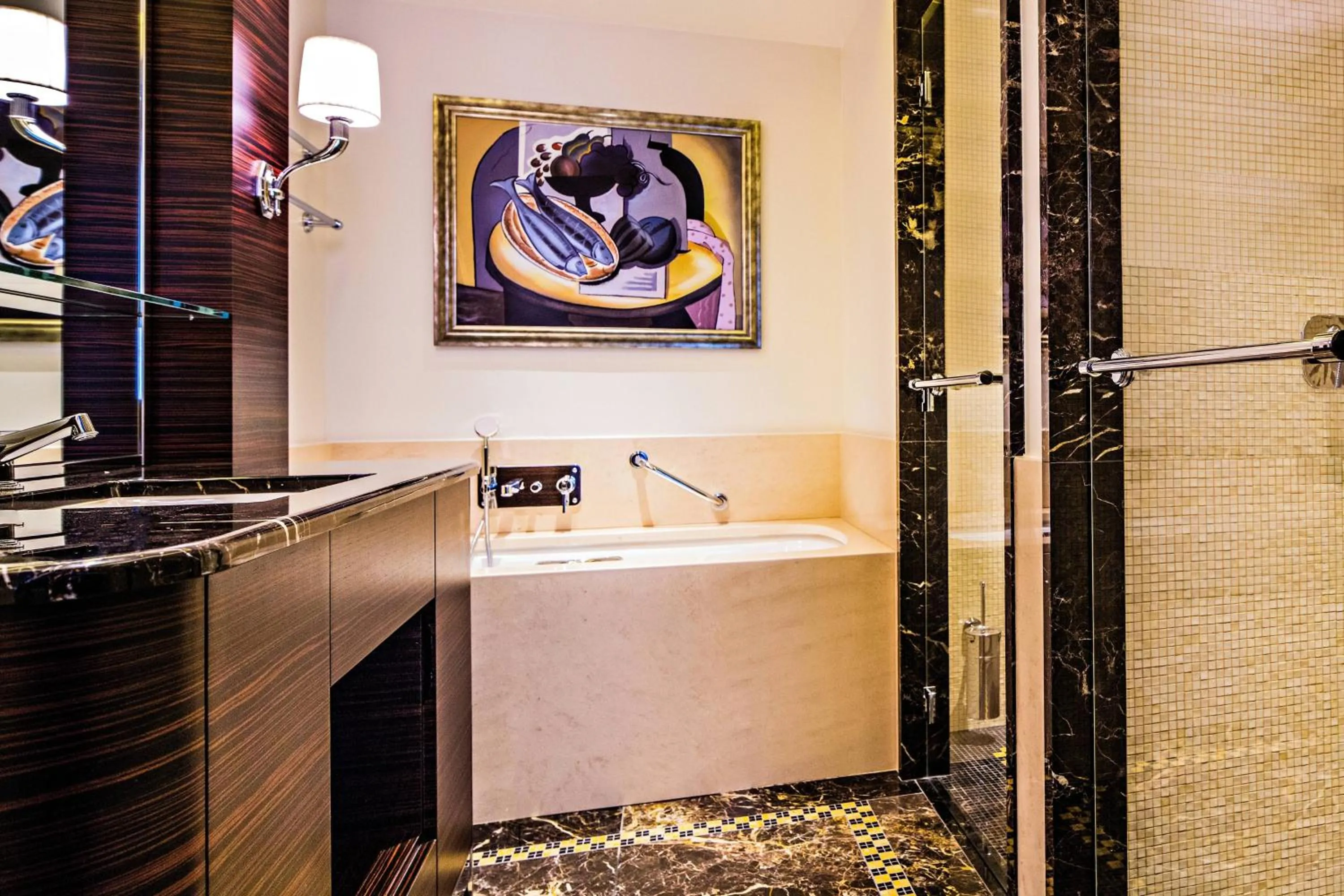 Bathroom in Prince de Galles, a Luxury Collection hotel, Paris