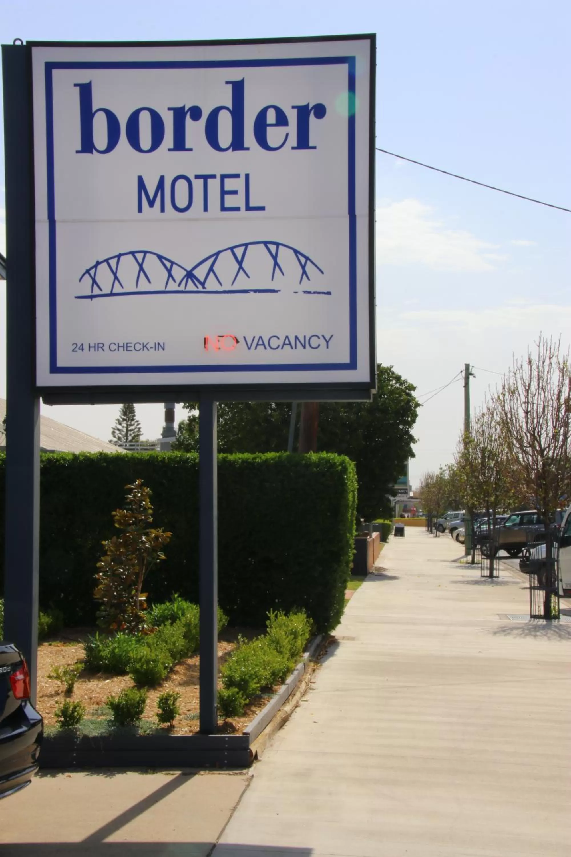 Property logo or sign in Border Motel