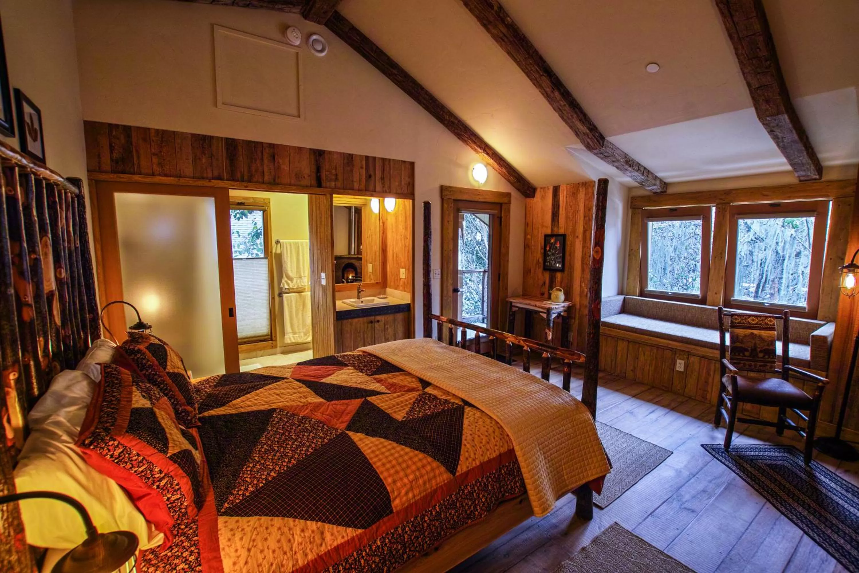 Bedroom, Bed in The Squibb Houses