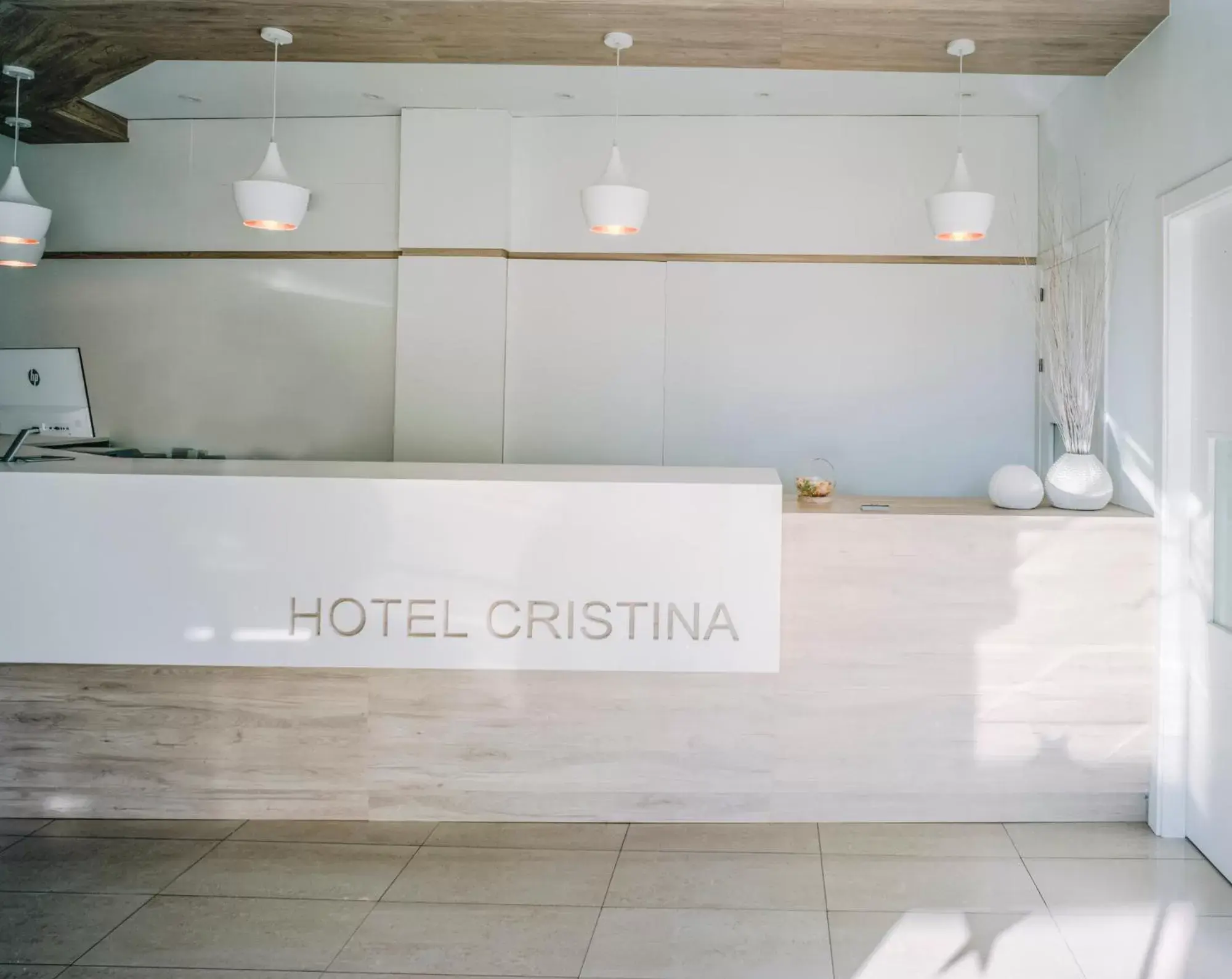 Lobby or reception in Hotel Cristina