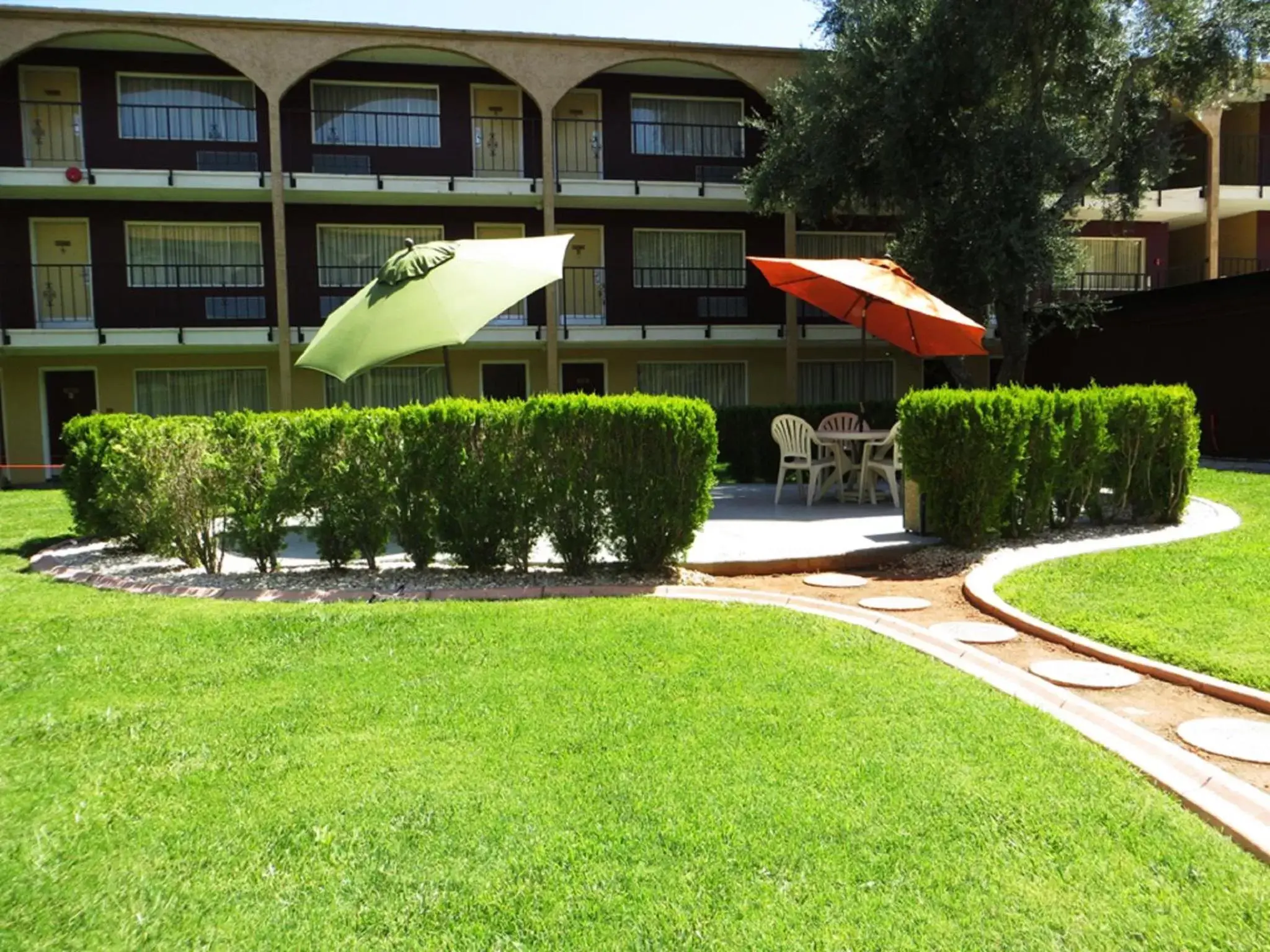 Patio, Property Building in Mardi Gras Hotel & Casino