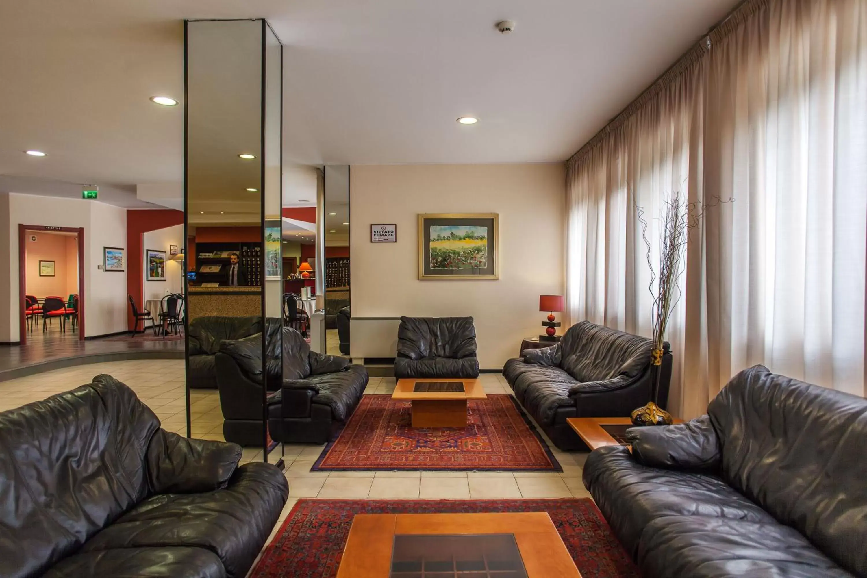 Lobby or reception, Seating Area in Hotel Quadrifoglio