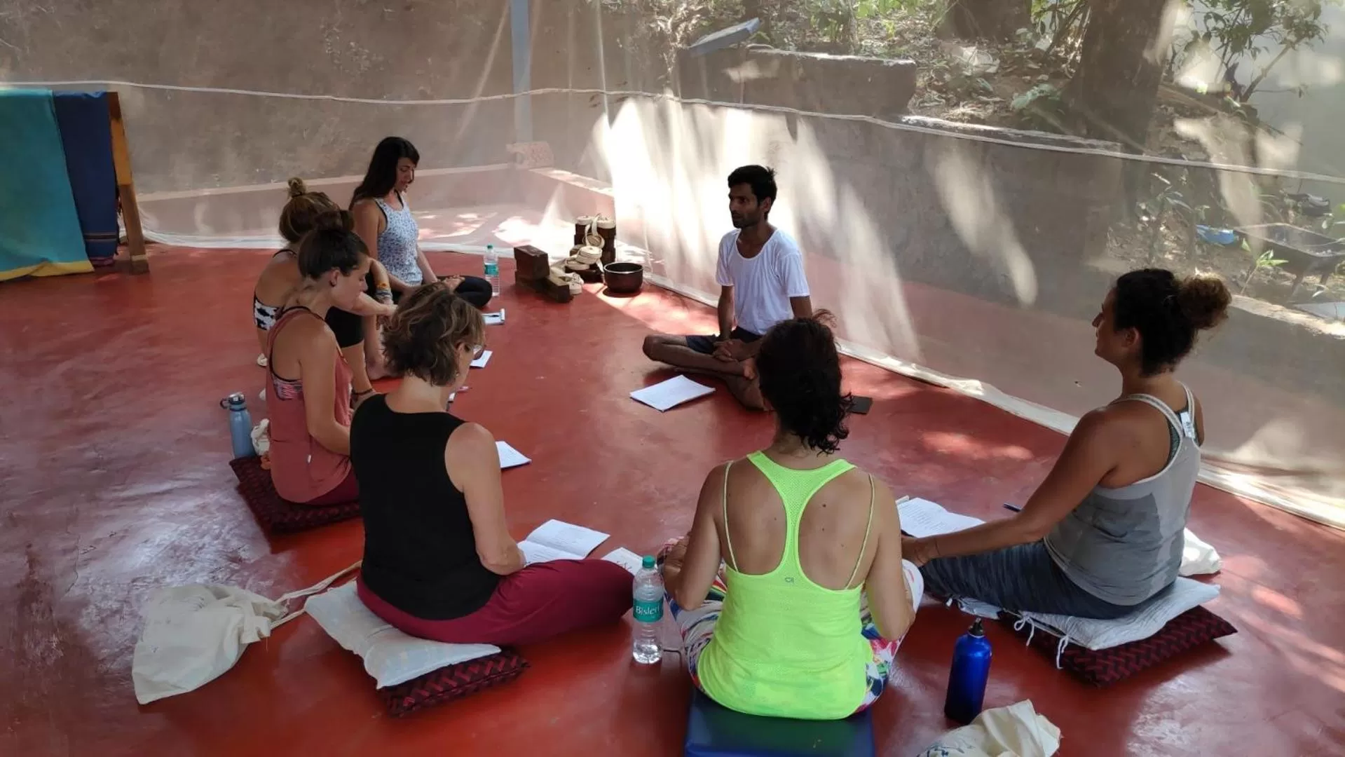 group of guests in Red Earth - Gokarna