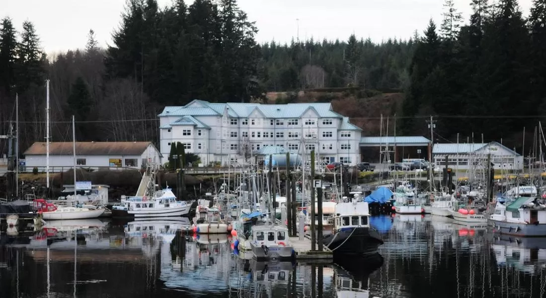 Bird's eye view in Quarterdeck Inn Port Hardy