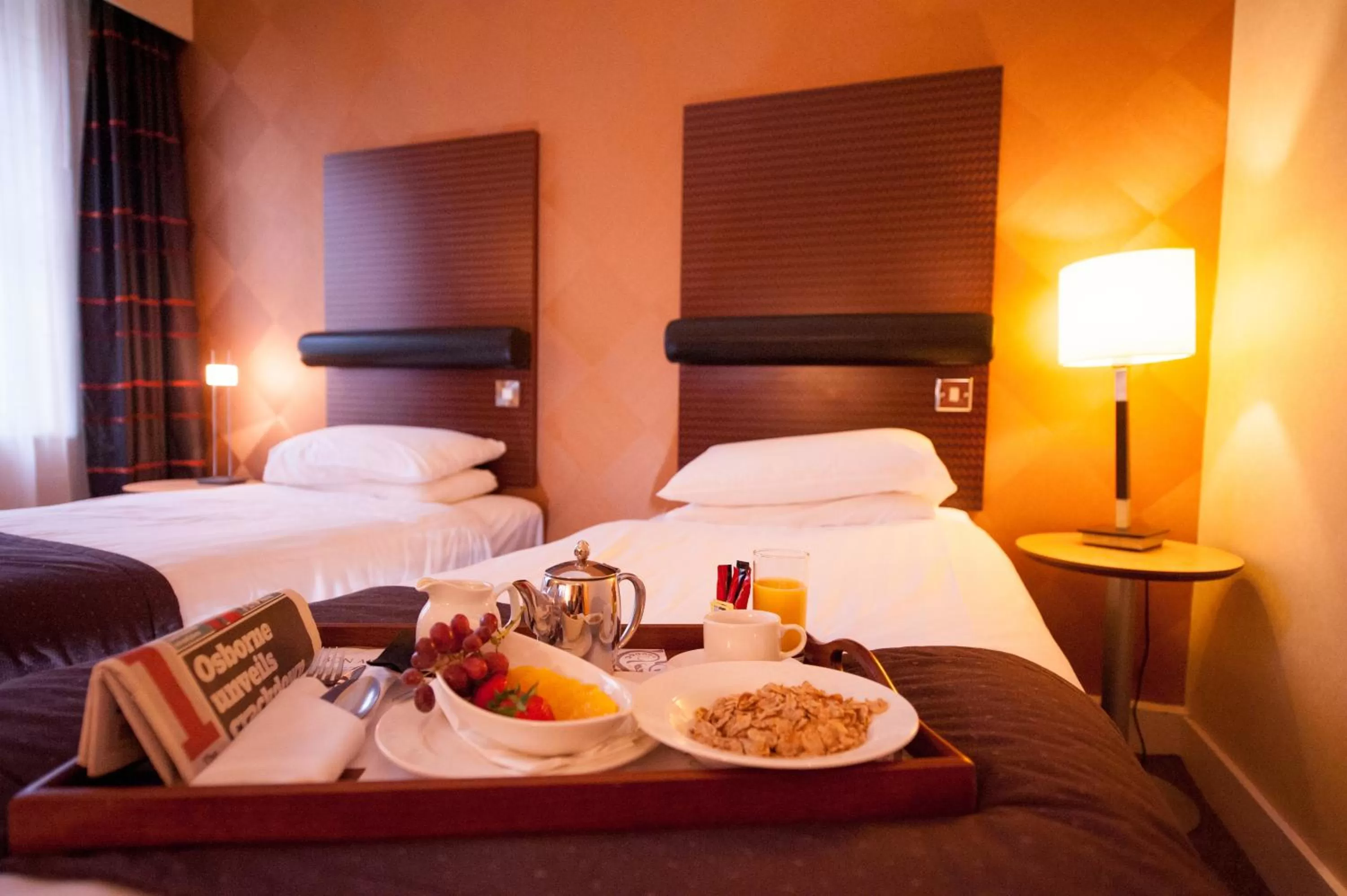 Photo of the whole room, Bed in The Angel Hotel