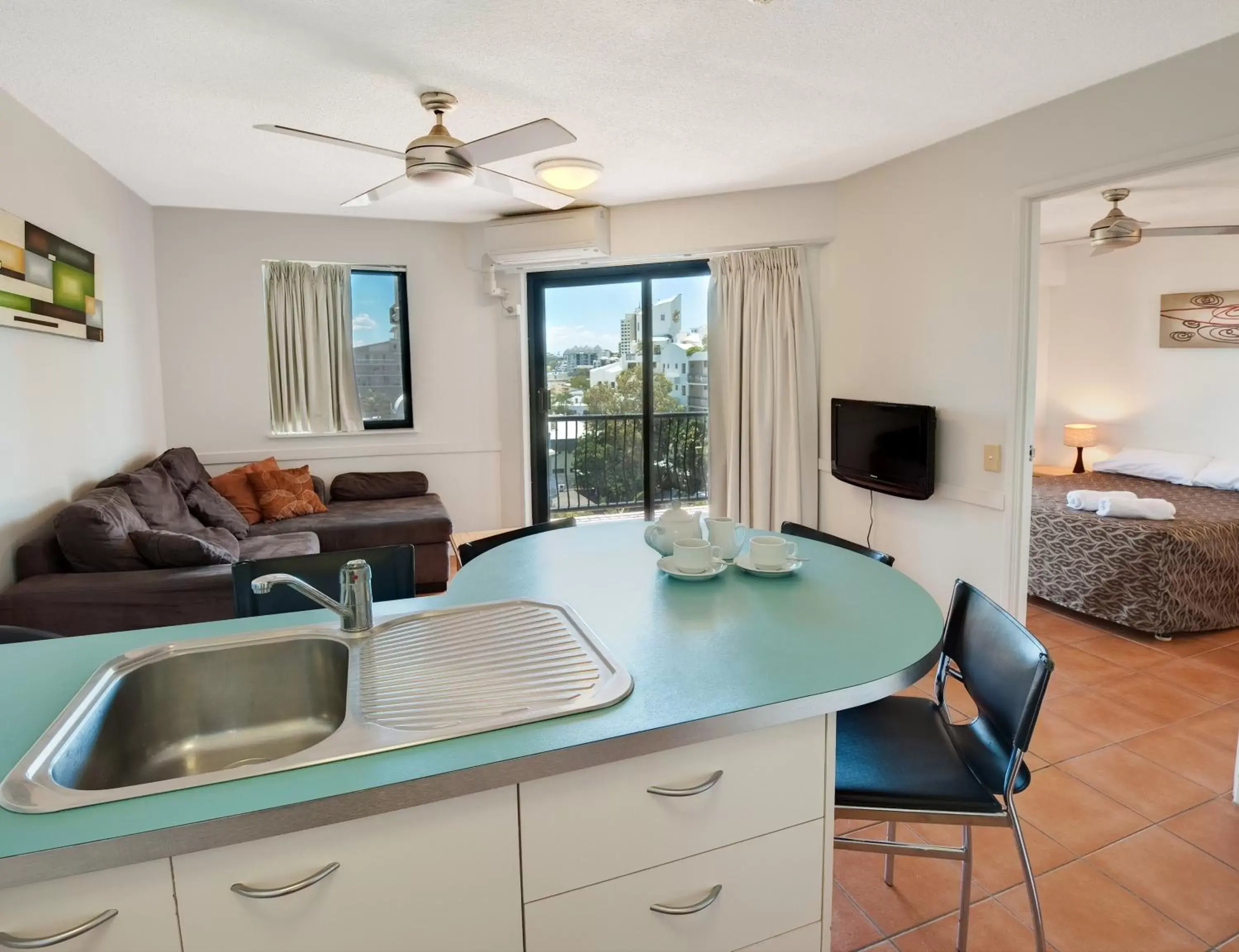 Living room, Seating Area in Nautilus Resort Mooloolaba